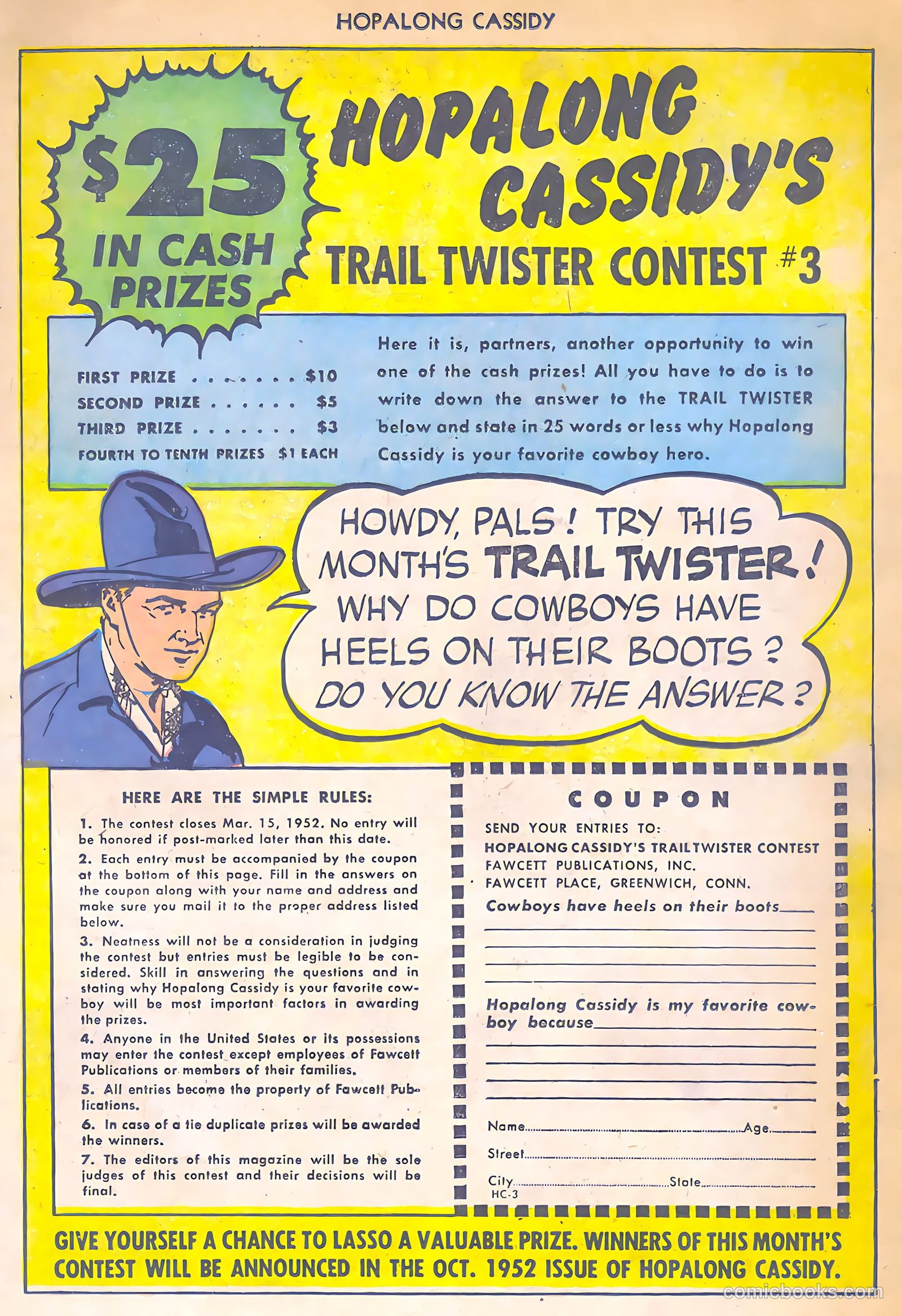 Hopalong Cassidy #66 (1952) — page 19 of 32
