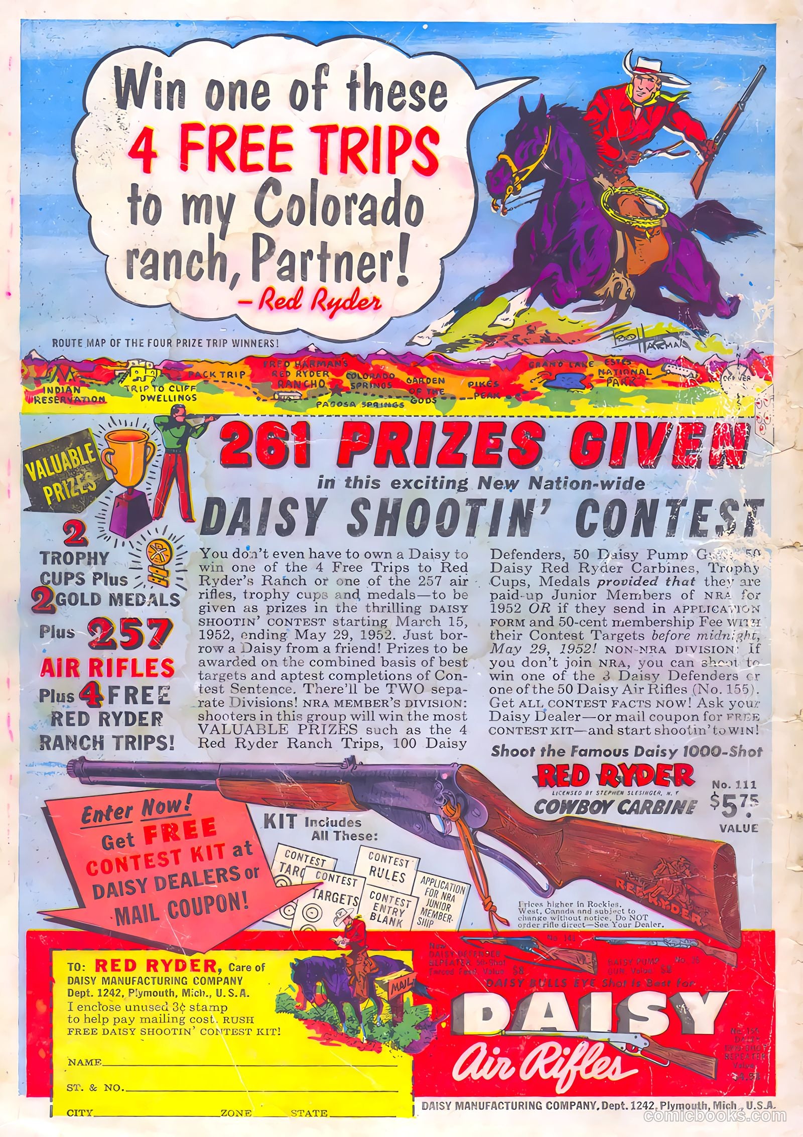 Hopalong Cassidy #66 (1952) — page 32 of 32