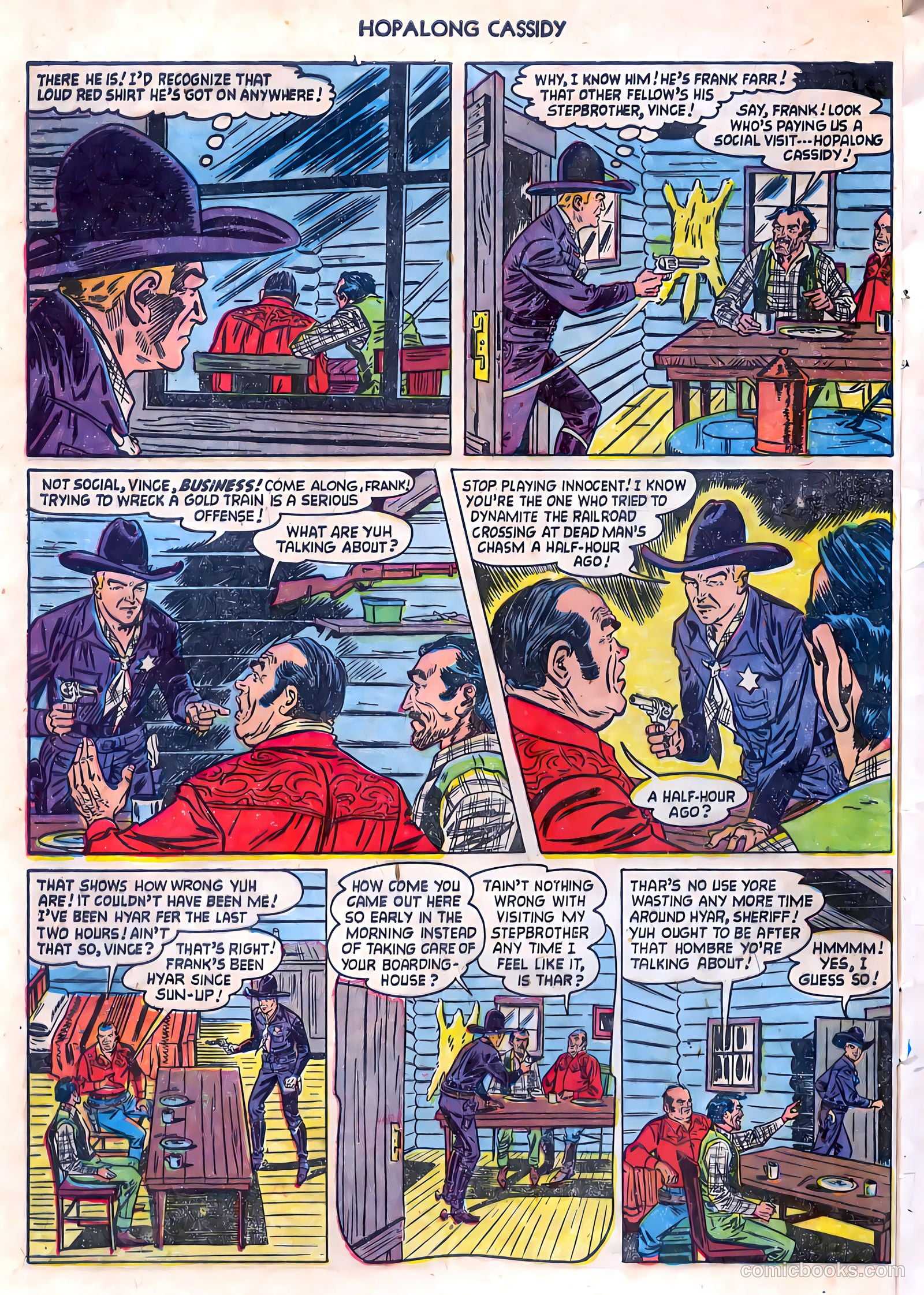 Hopalong Cassidy #85 (1953) — page 8