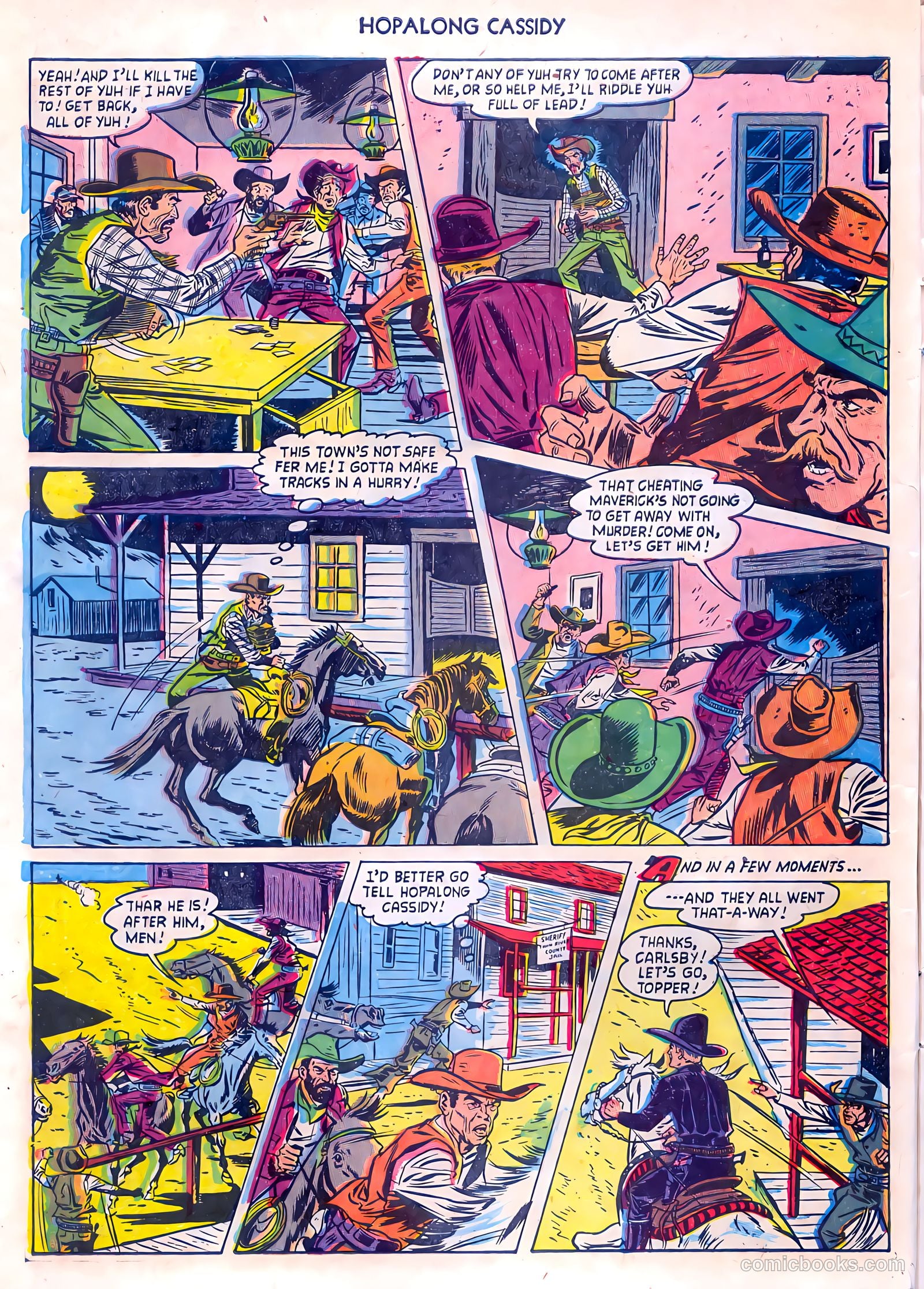 Hopalong Cassidy #85 (1953) — page 10