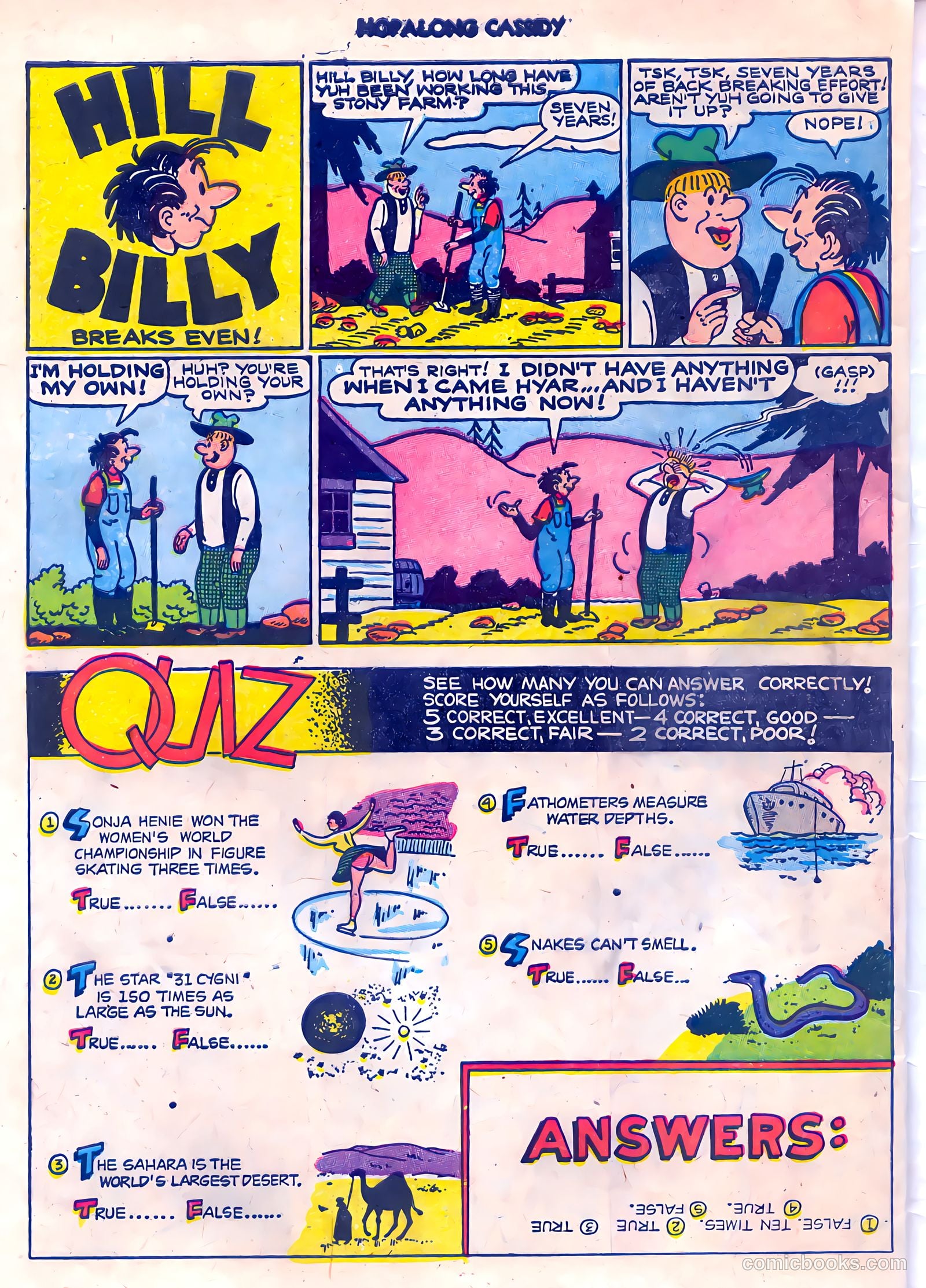 Hopalong Cassidy #85 (1953) — page 34