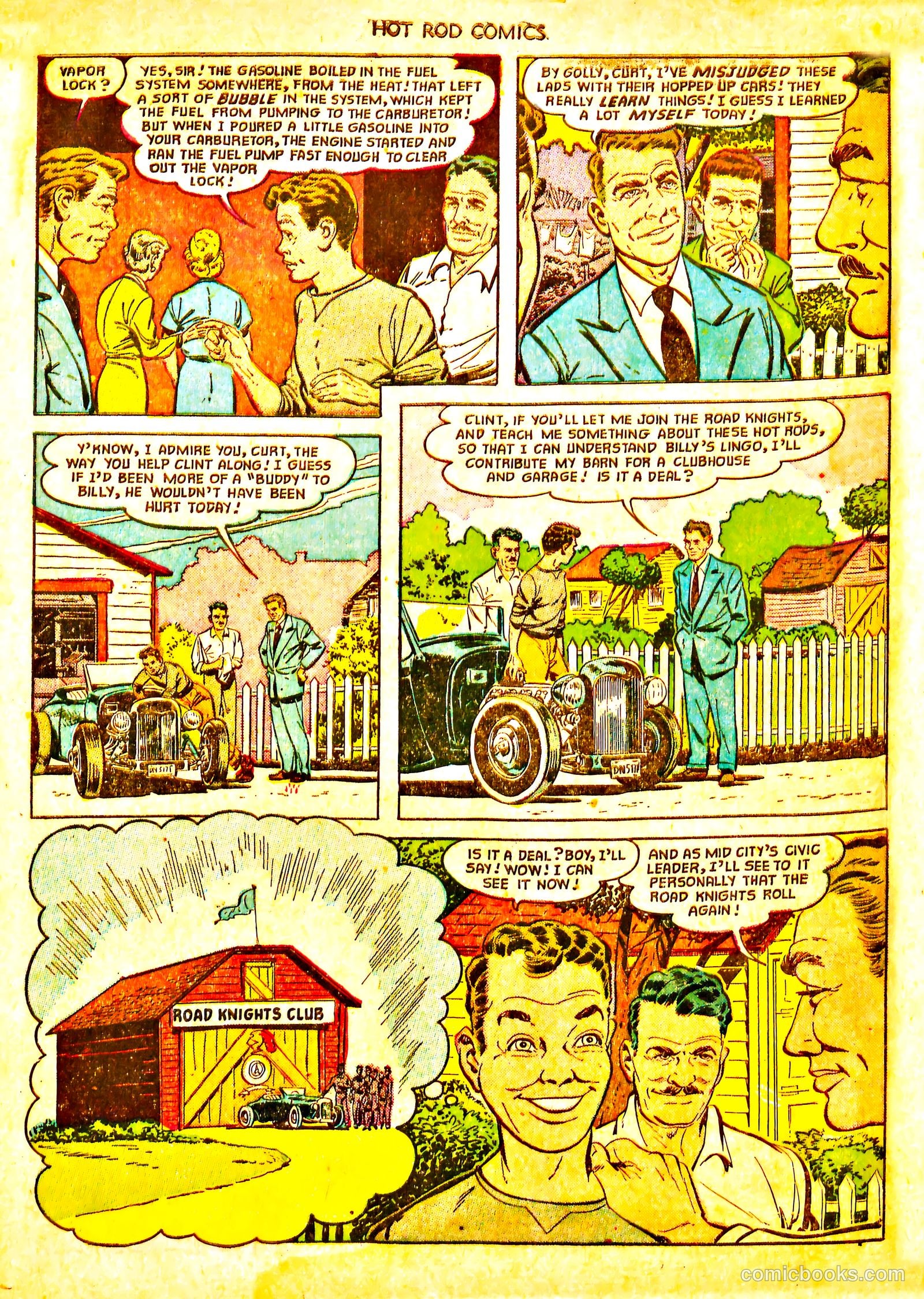 Hot Rod Comics #1 (1951) — page 33 of 35