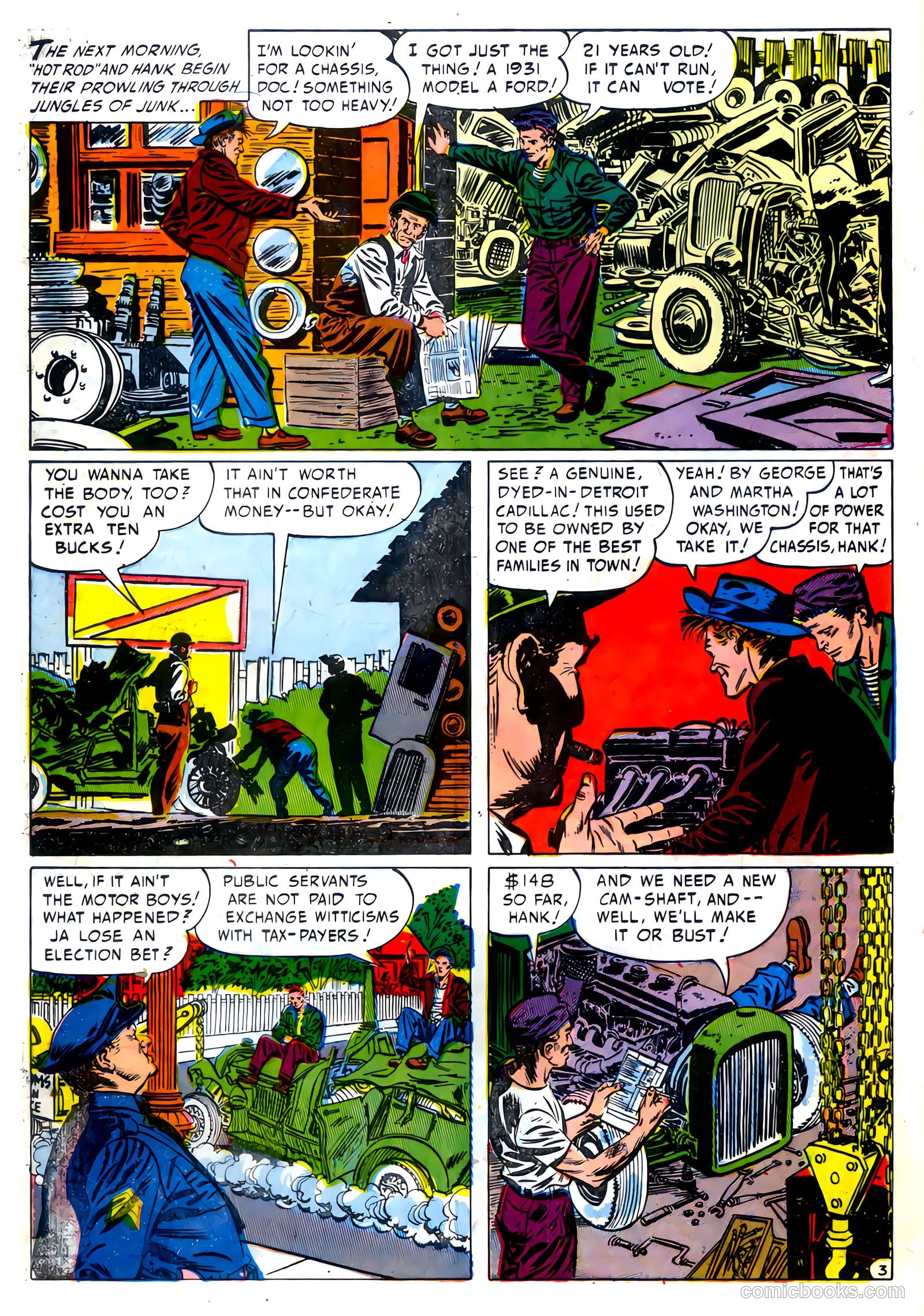 Hot Rod King #1 (1952) — page 21