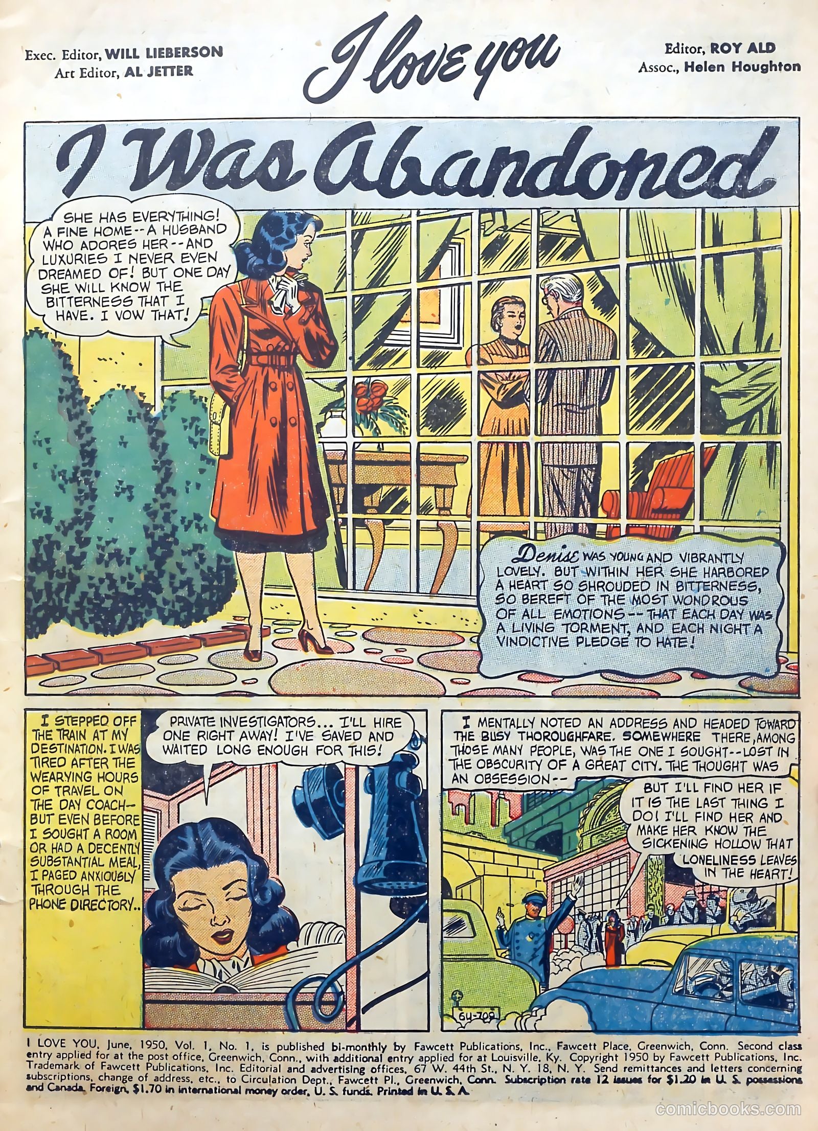I Love You #1 (1950) — page 3 of 36