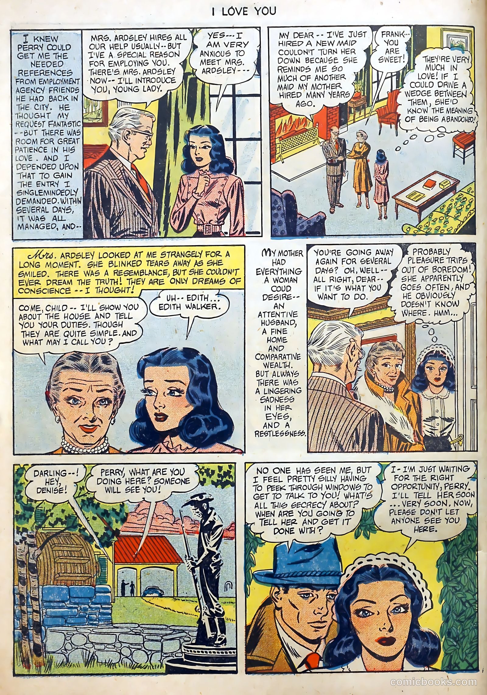 I Love You #1 (1950) — page 10 of 36