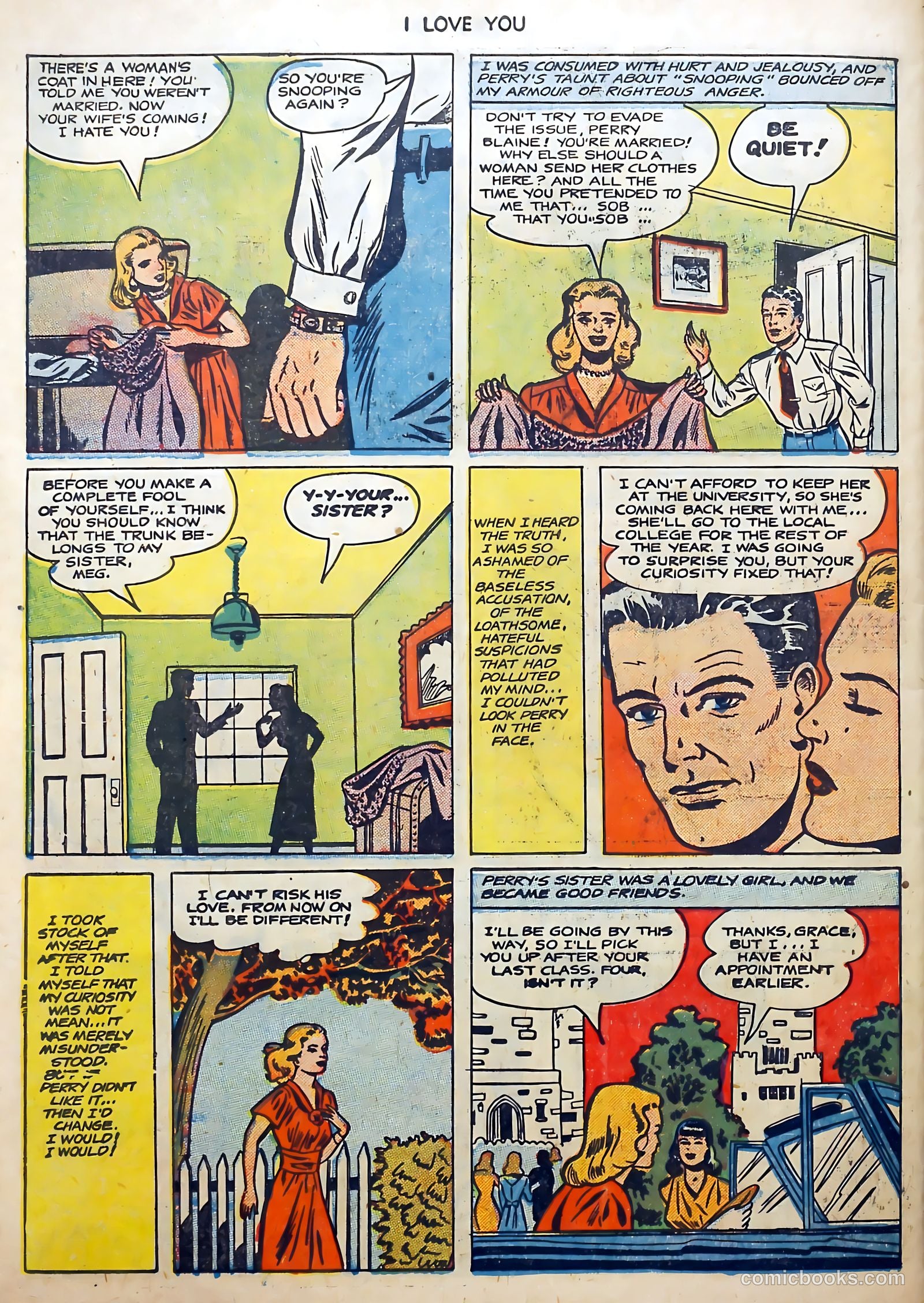 I Love You #1 (1950) — page 30 of 36