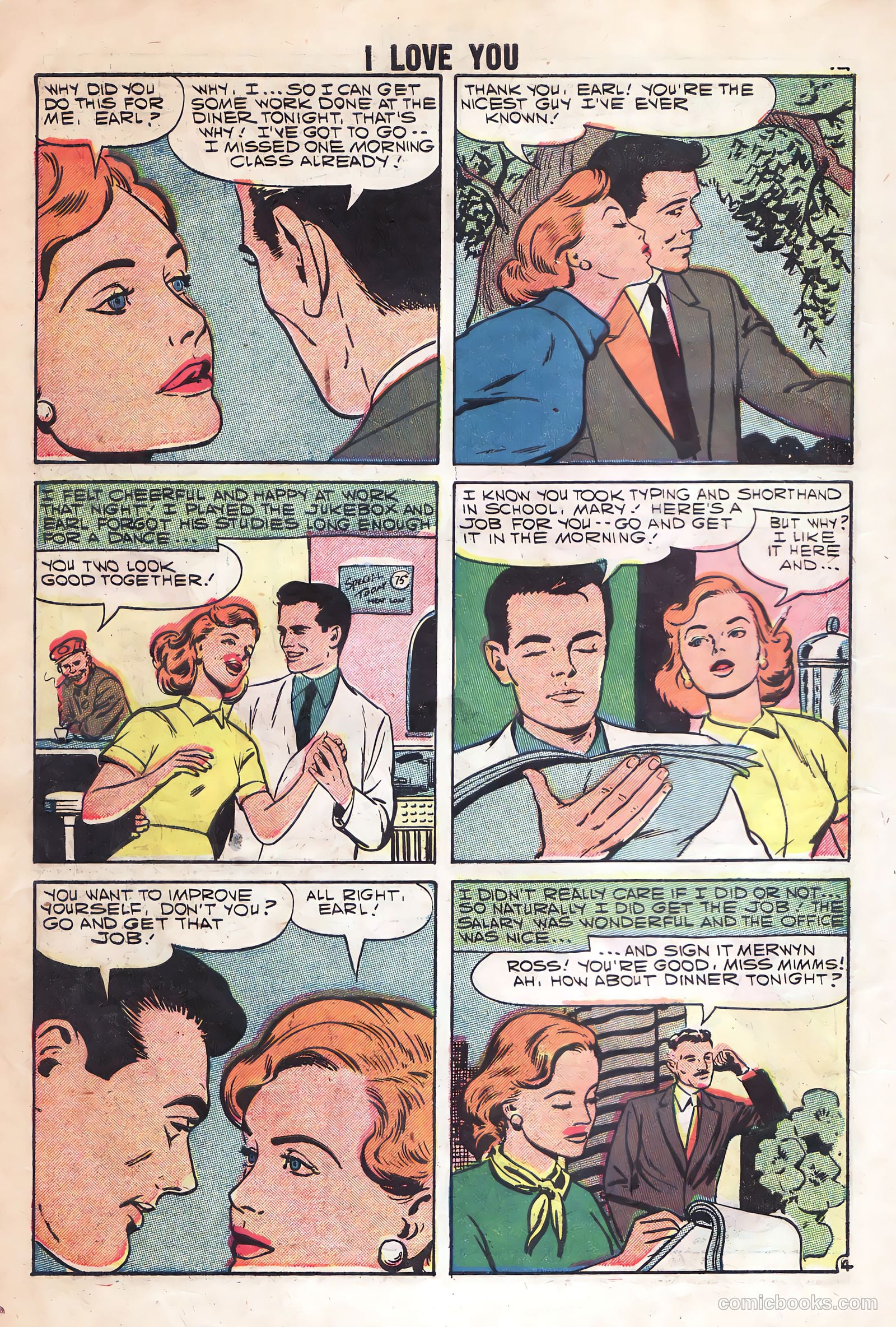 I Love You #18 (1958) — page 6 of 35