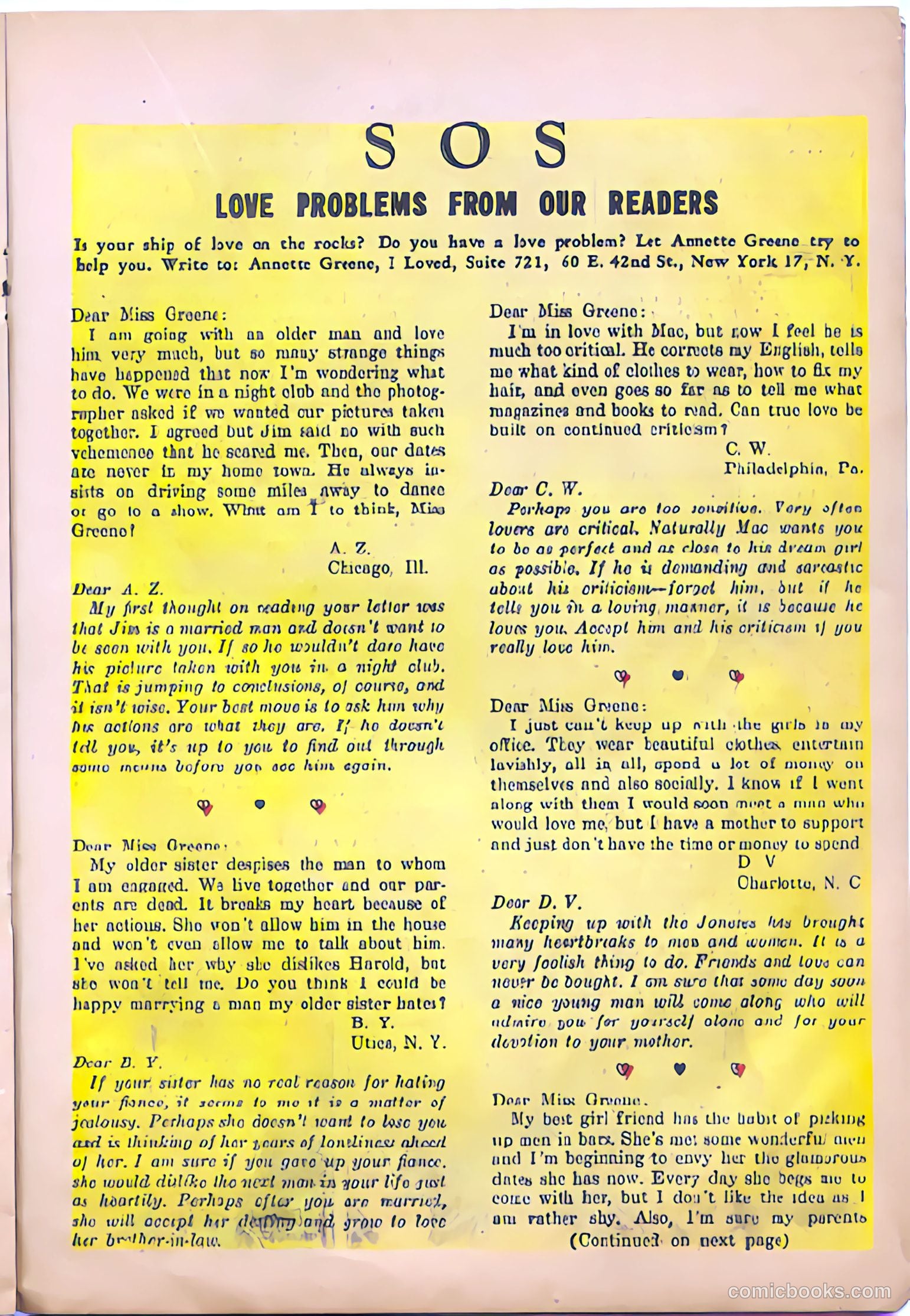 I Love You #29 (1960) — page 21 of 36