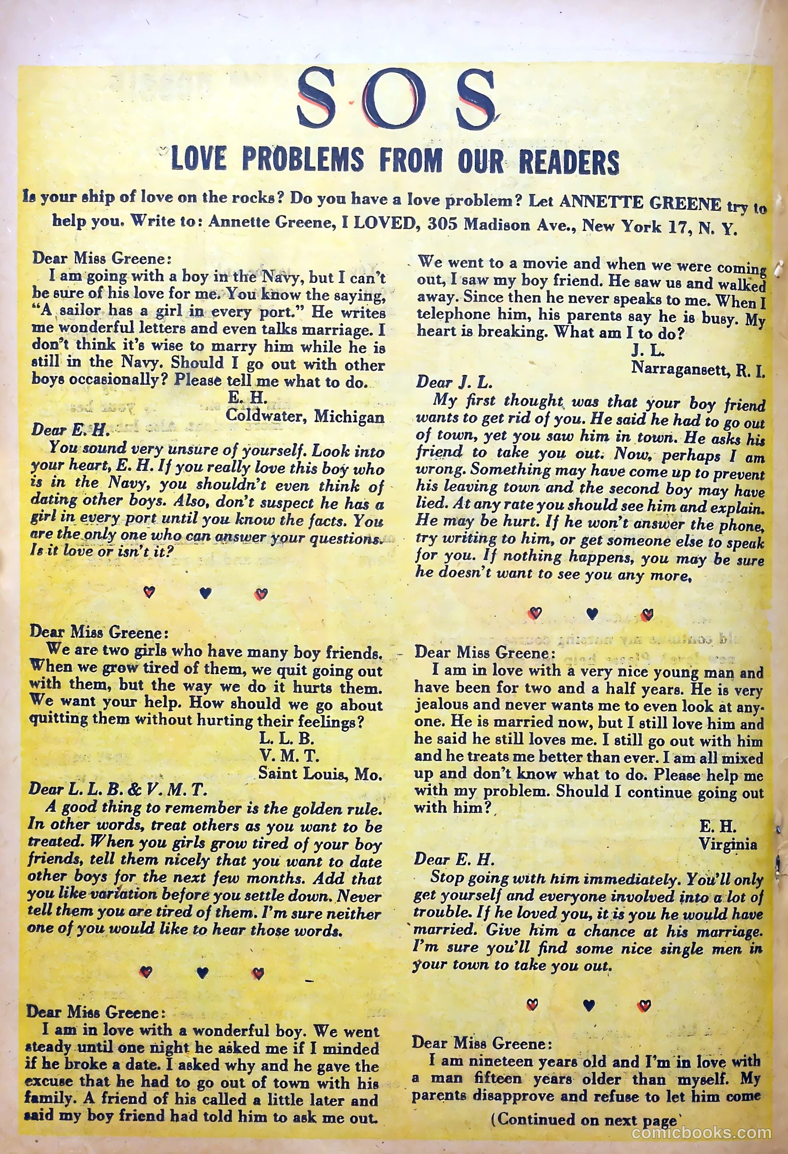 I Love You #32 (1961) — page 22 of 34