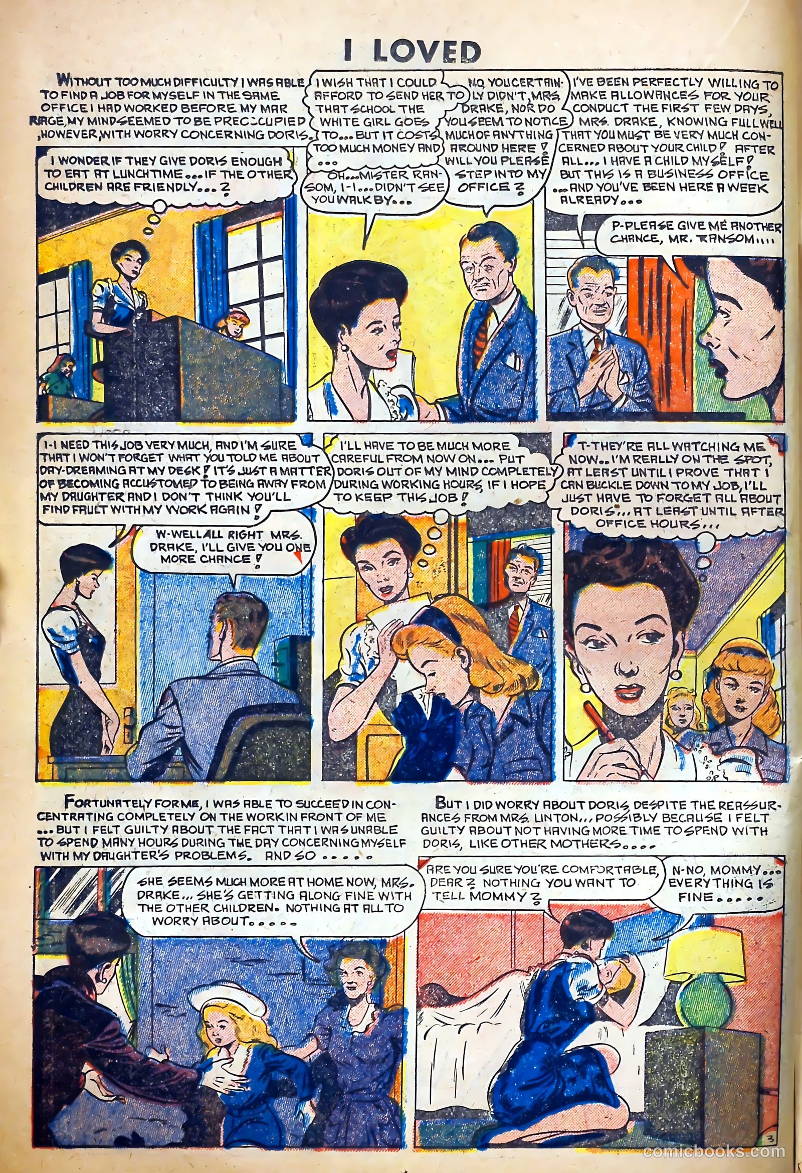I Loved Real Confession Stories #28 (1949) — page 14 of 36