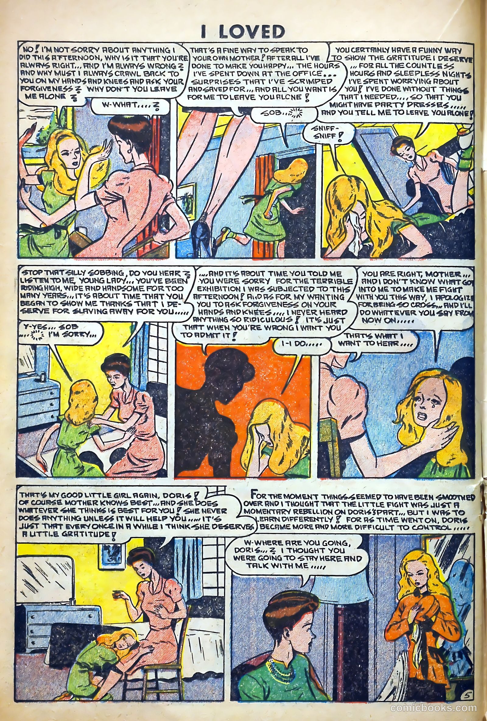 I Loved Real Confession Stories #28 (1949) — page 16 of 36