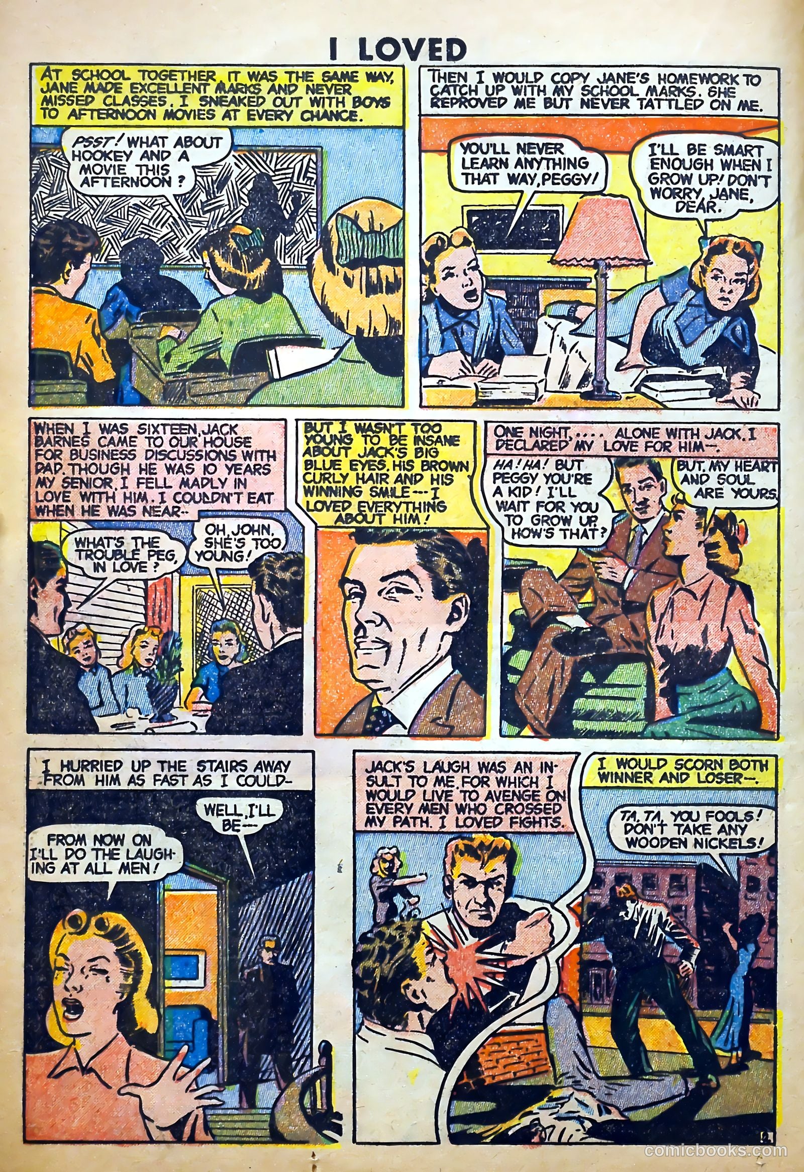 I Loved Real Confession Stories #28 (1949) — page 24 of 36
