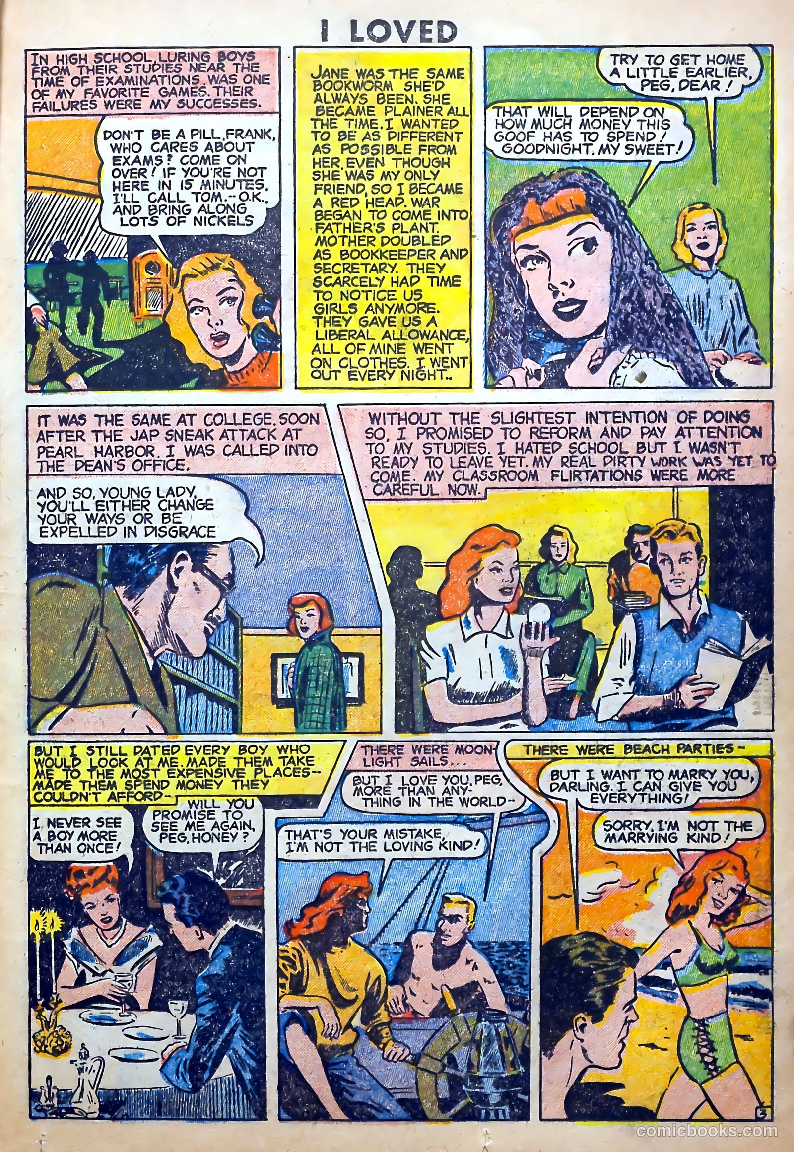 I Loved Real Confession Stories #28 (1949) — page 25 of 36