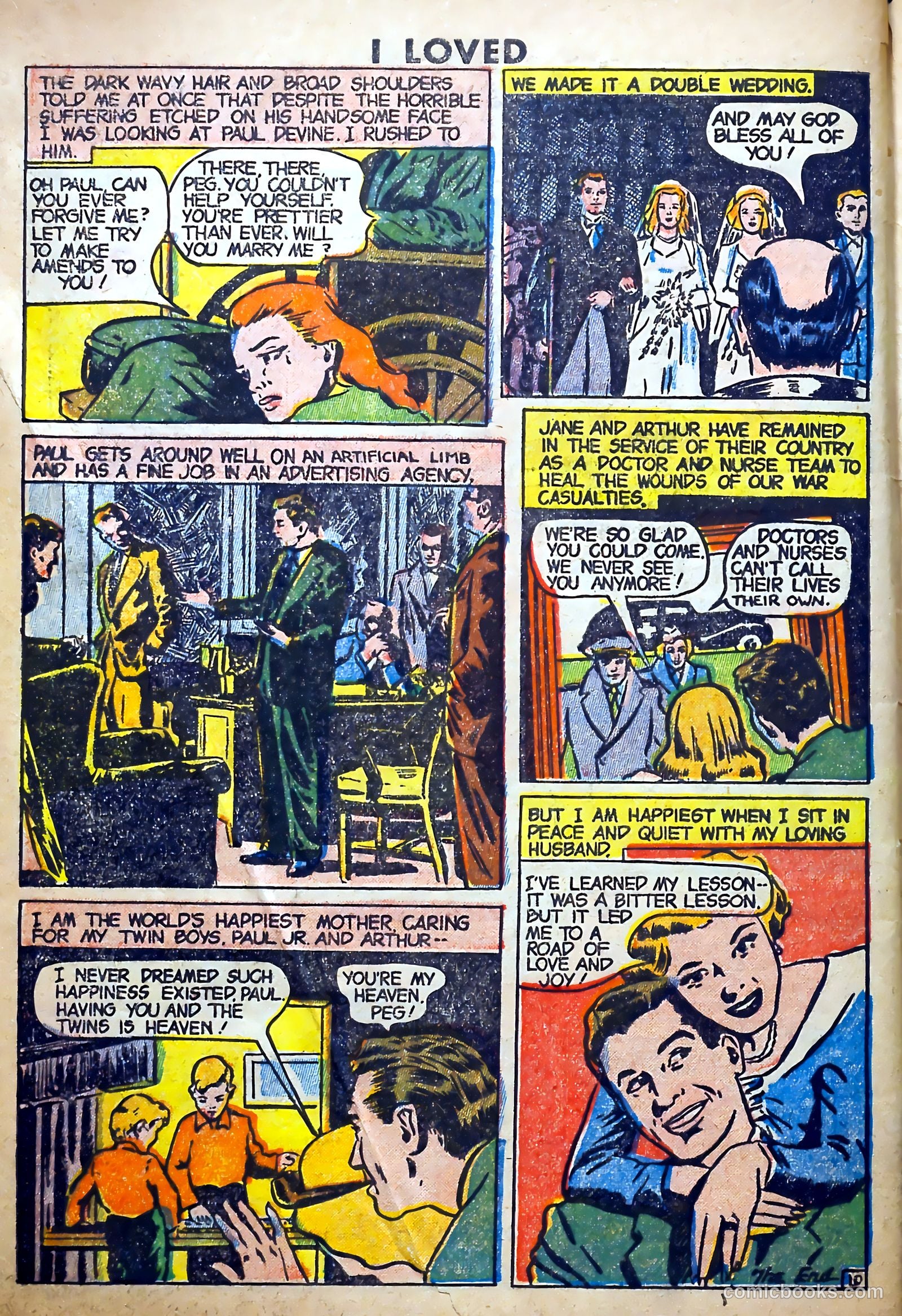I Loved Real Confession Stories #28 (1949) — page 32 of 36