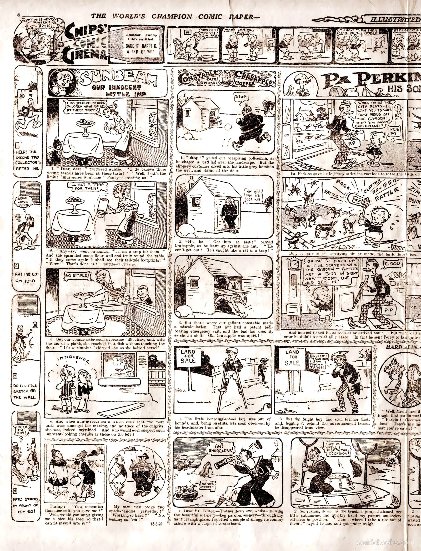 Illustrated Chips #1654 (1922) — page 4