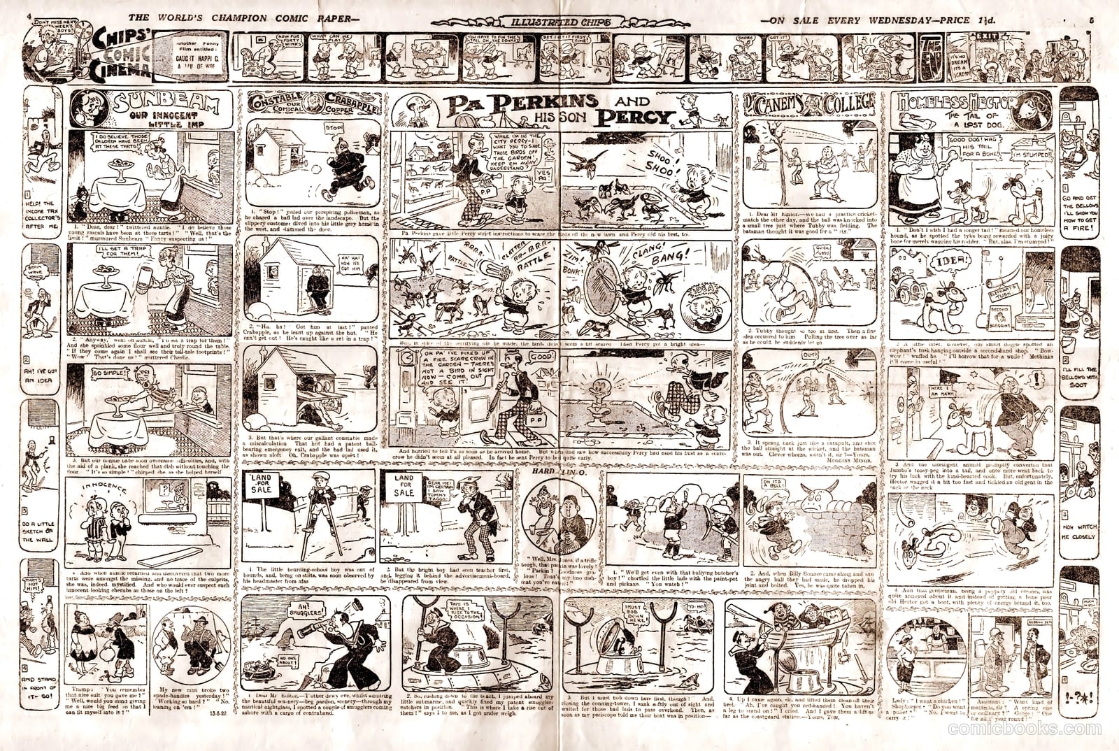 Illustrated Chips #1654 (1922) — page 5