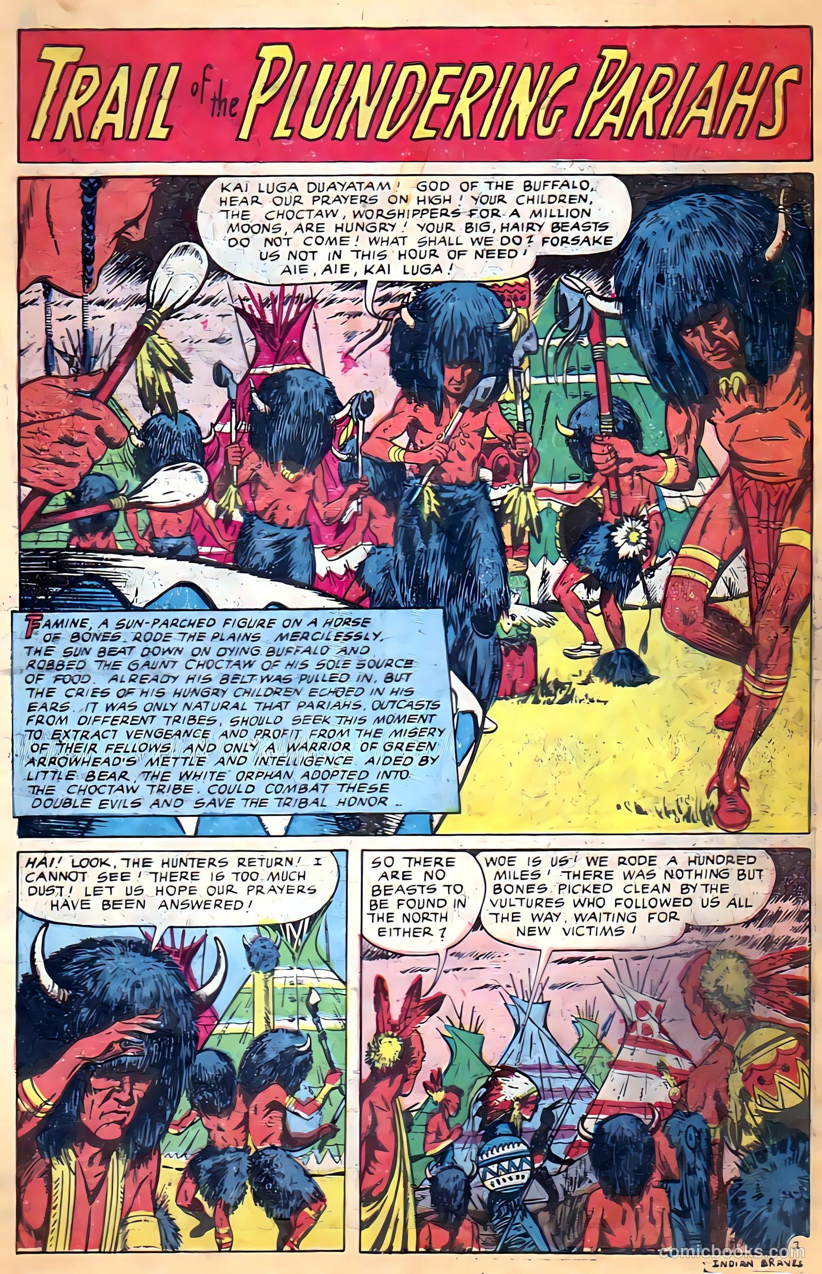 Indian Braves #1 (1958) — page 4 of 37