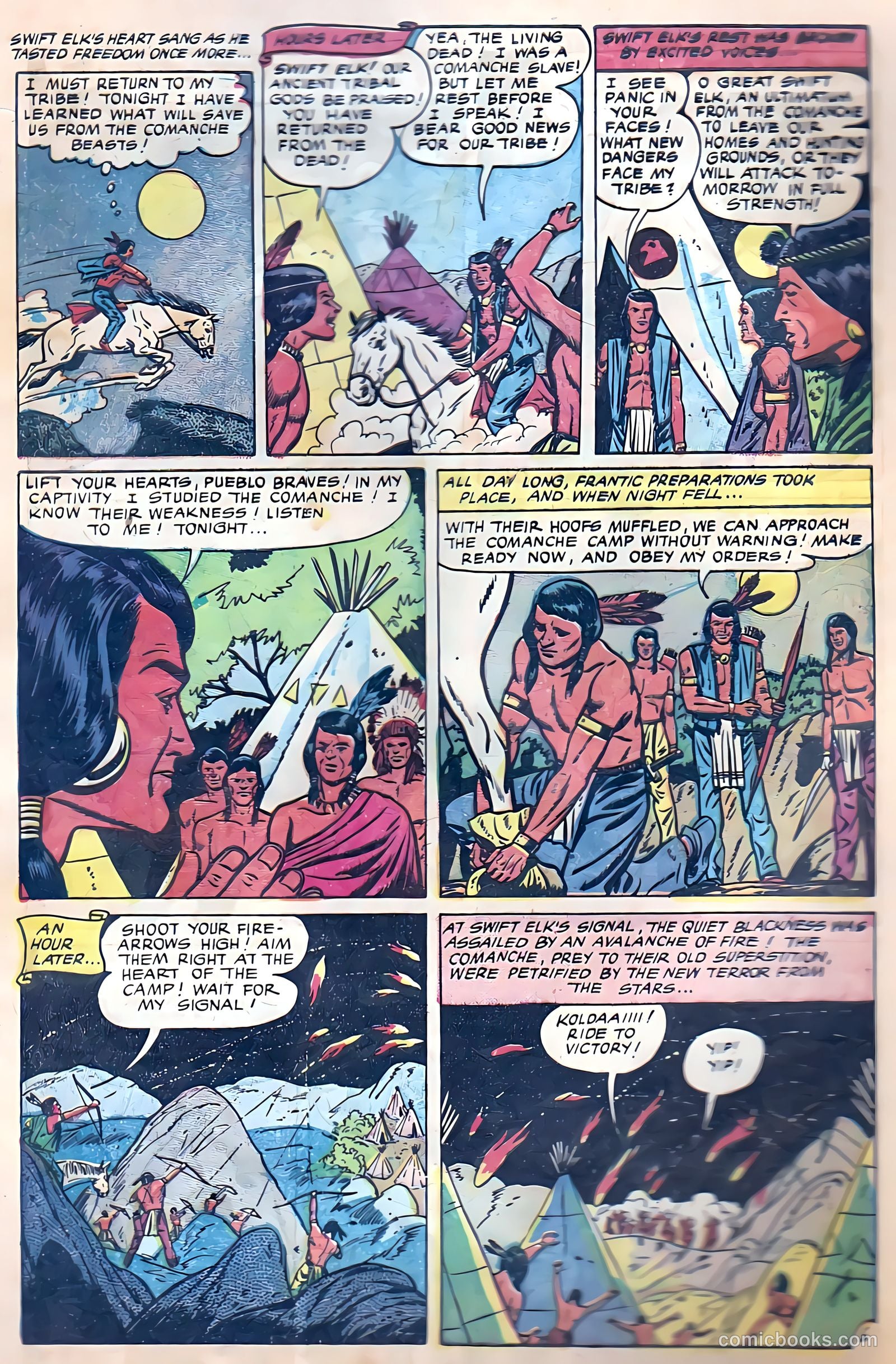 Indian Braves #1 (1958) — page 34 of 37