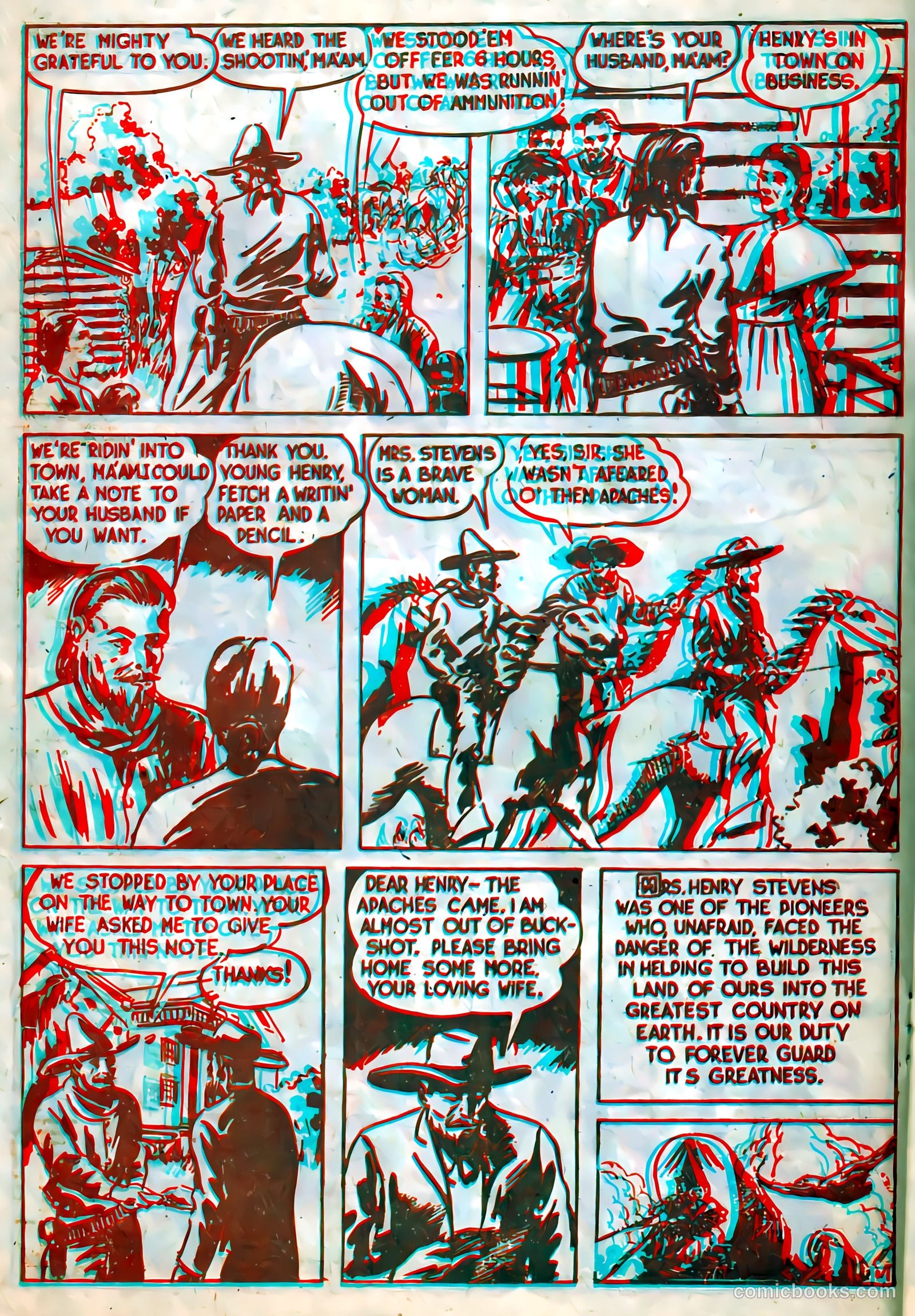 Indian Warriors 3-D #1 (1953) — page 20 of 36