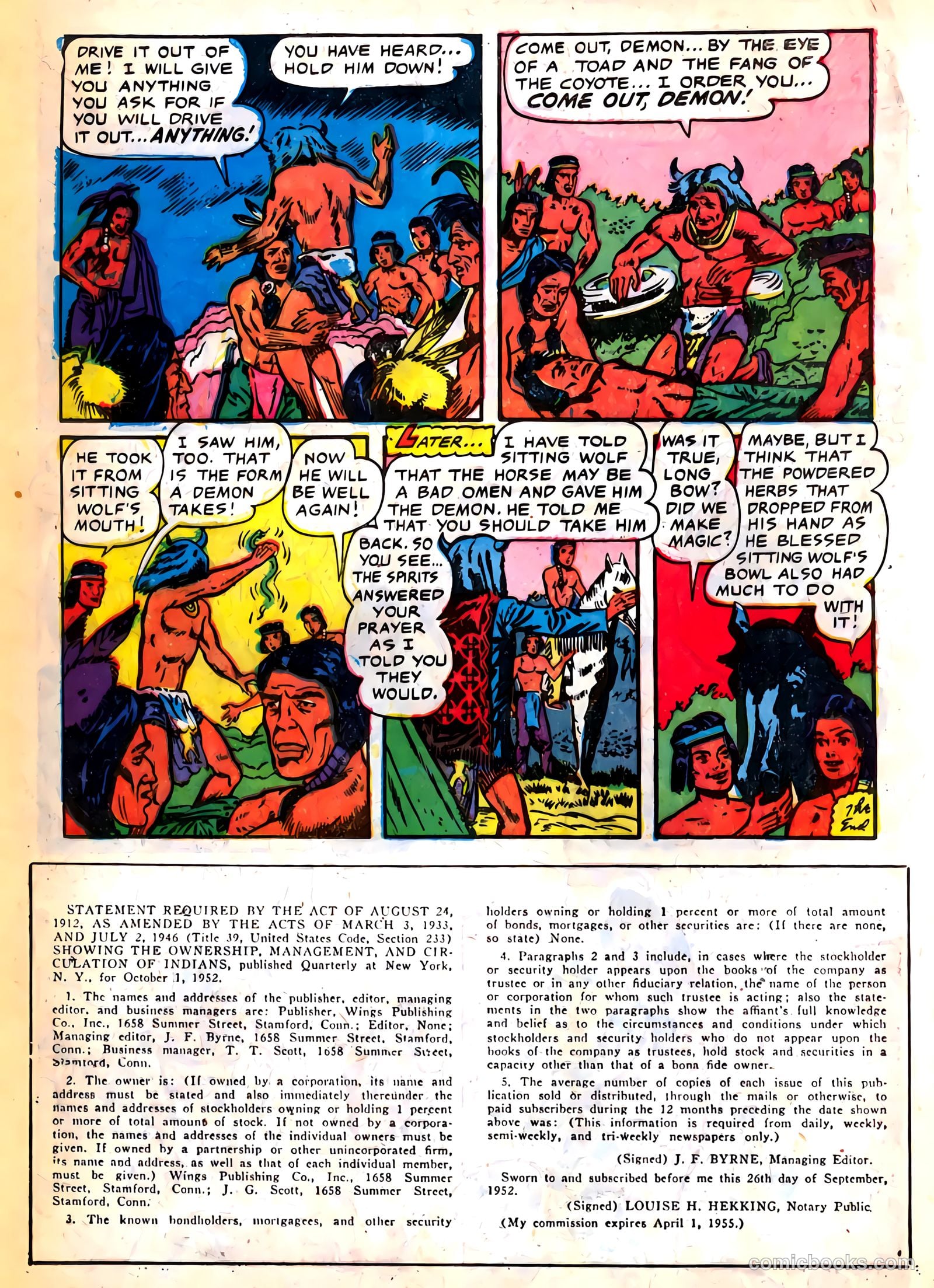 Indians #16 (1952) — page 16 of 36