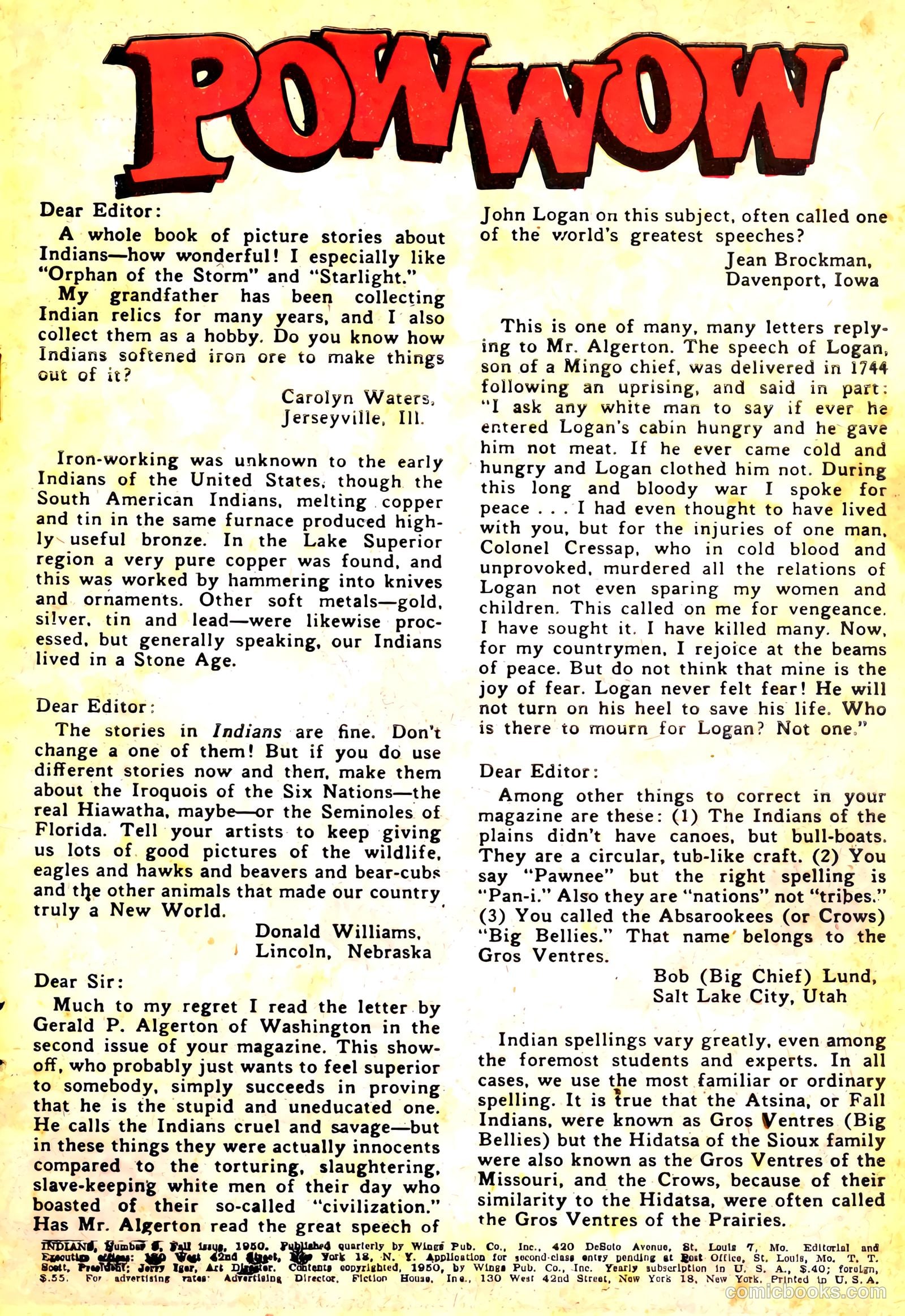 Indians #3 (1950) — page 3 of 51