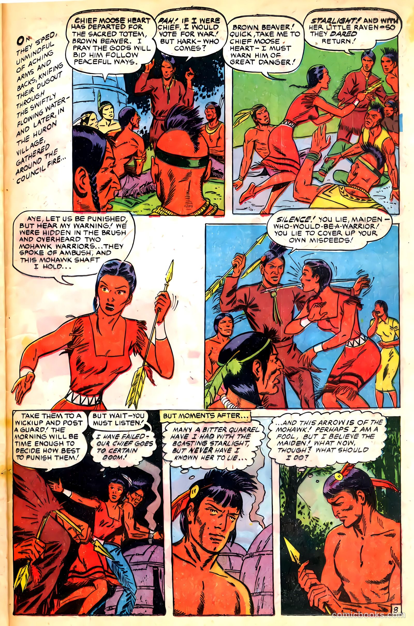 Indians #3 (1950) — page 34 of 51