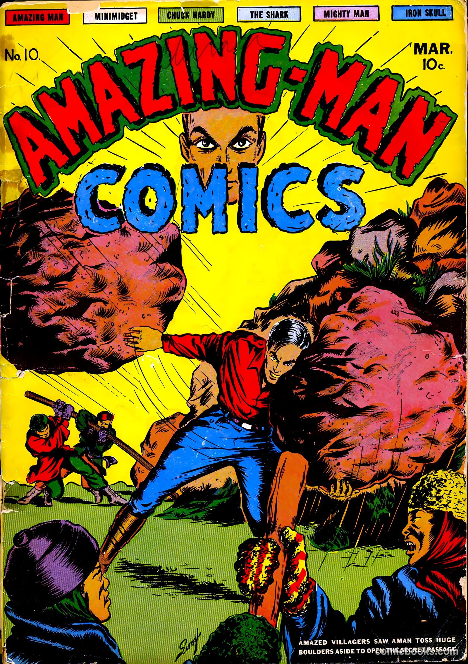 Amazing Man Comics #10 (1940) — page 1