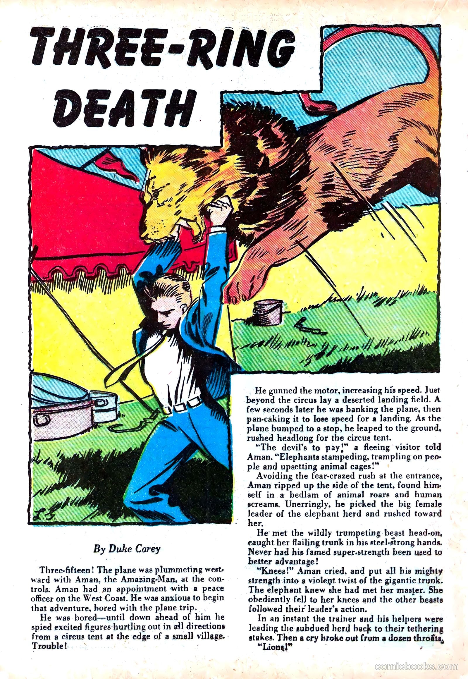 Amazing Man Comics #11 (1940) — page 36