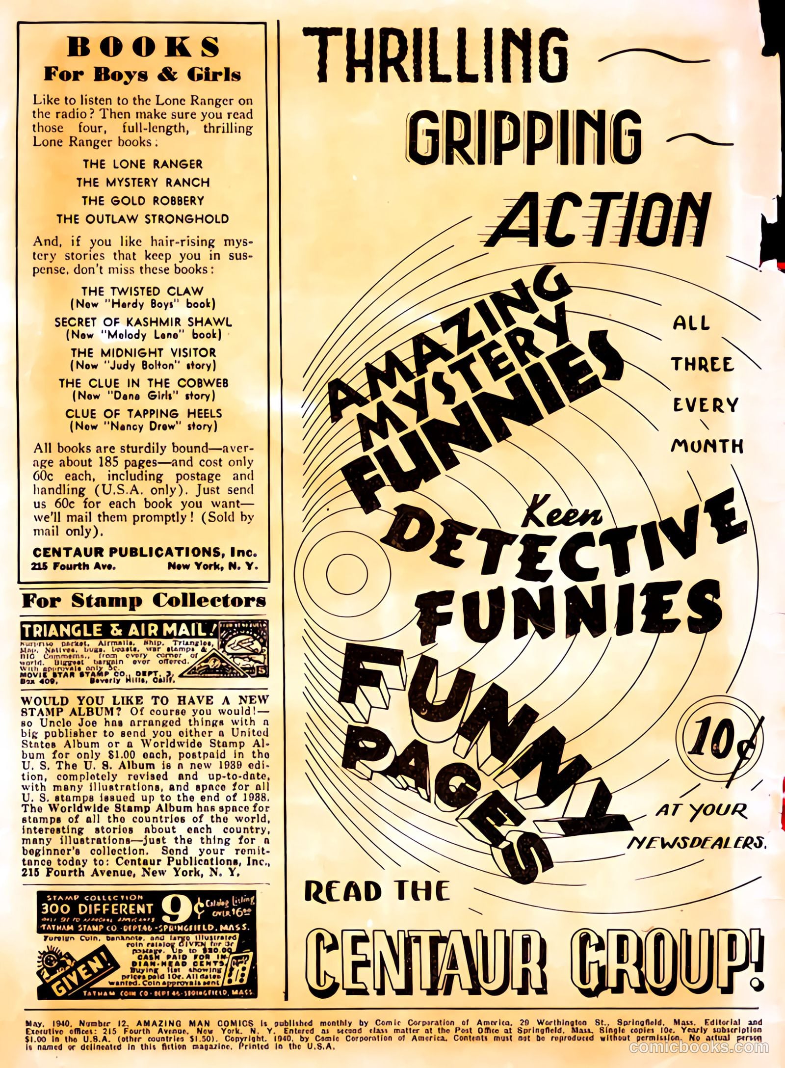 Amazing Man Comics #12 (1940) — page 2