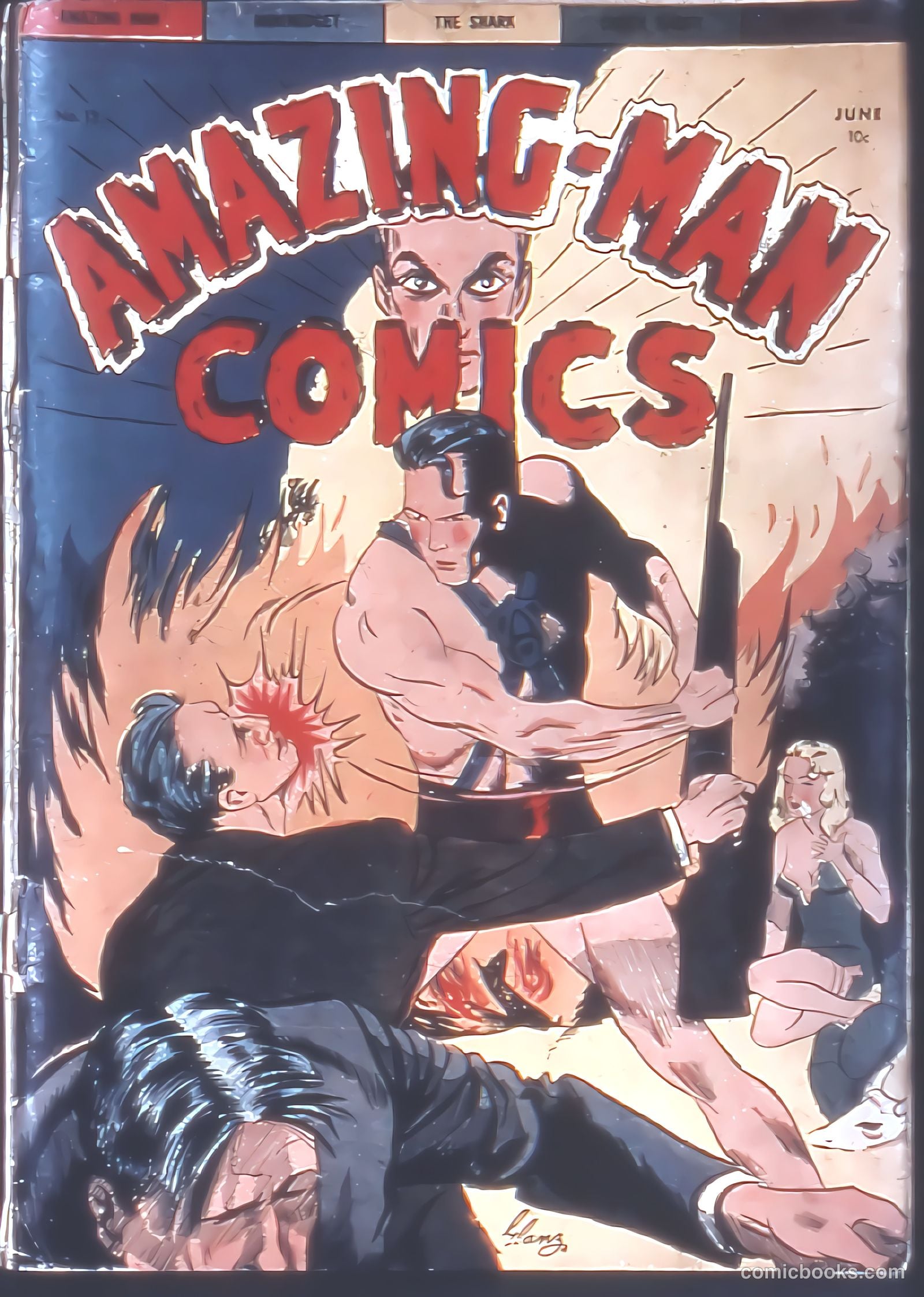 Amazing Man Comics #13 (1940) — page 1