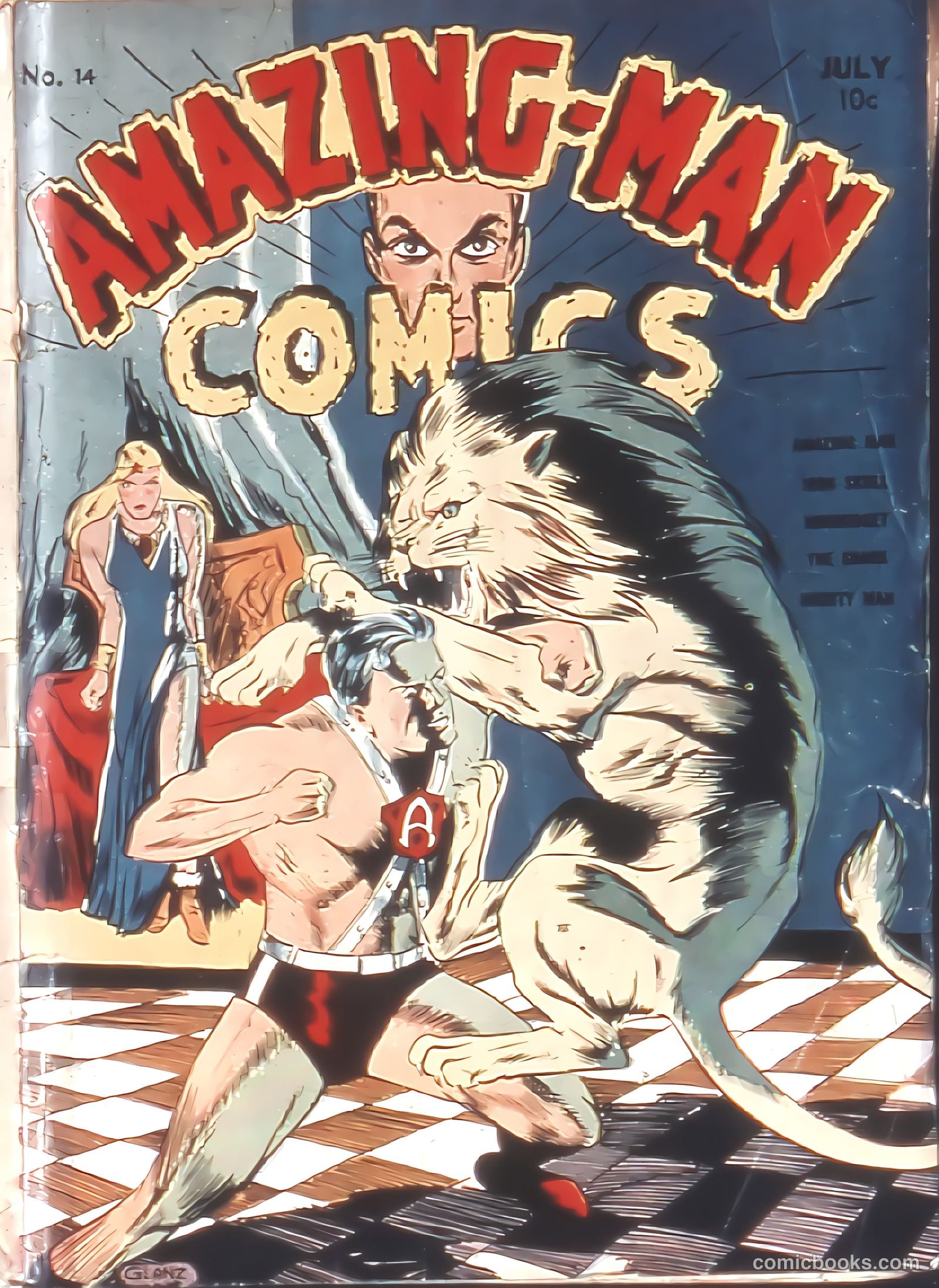 Amazing Man Comics #14 (1940) — page 1