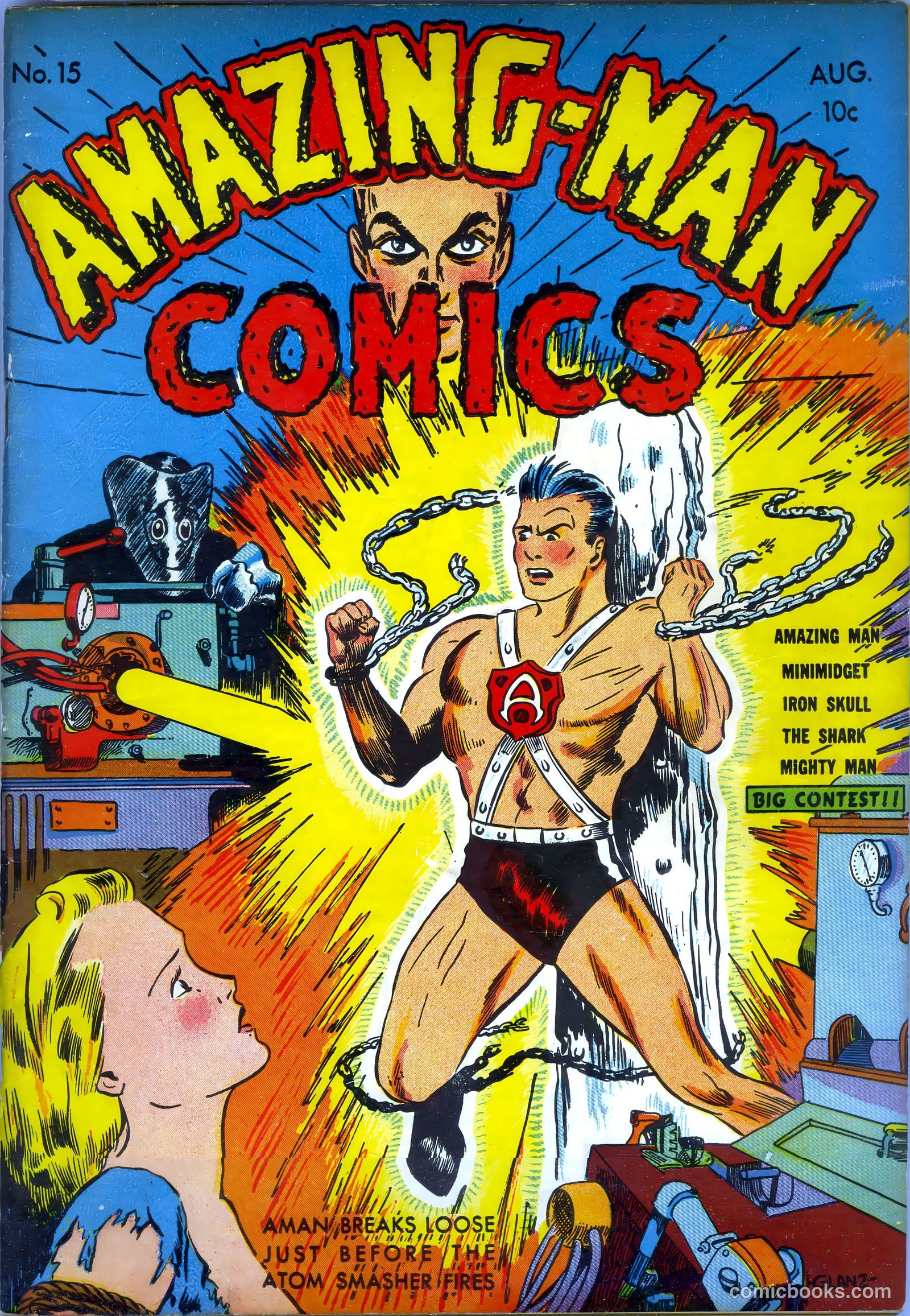 Amazing Man Comics #15 (1940) — page 1