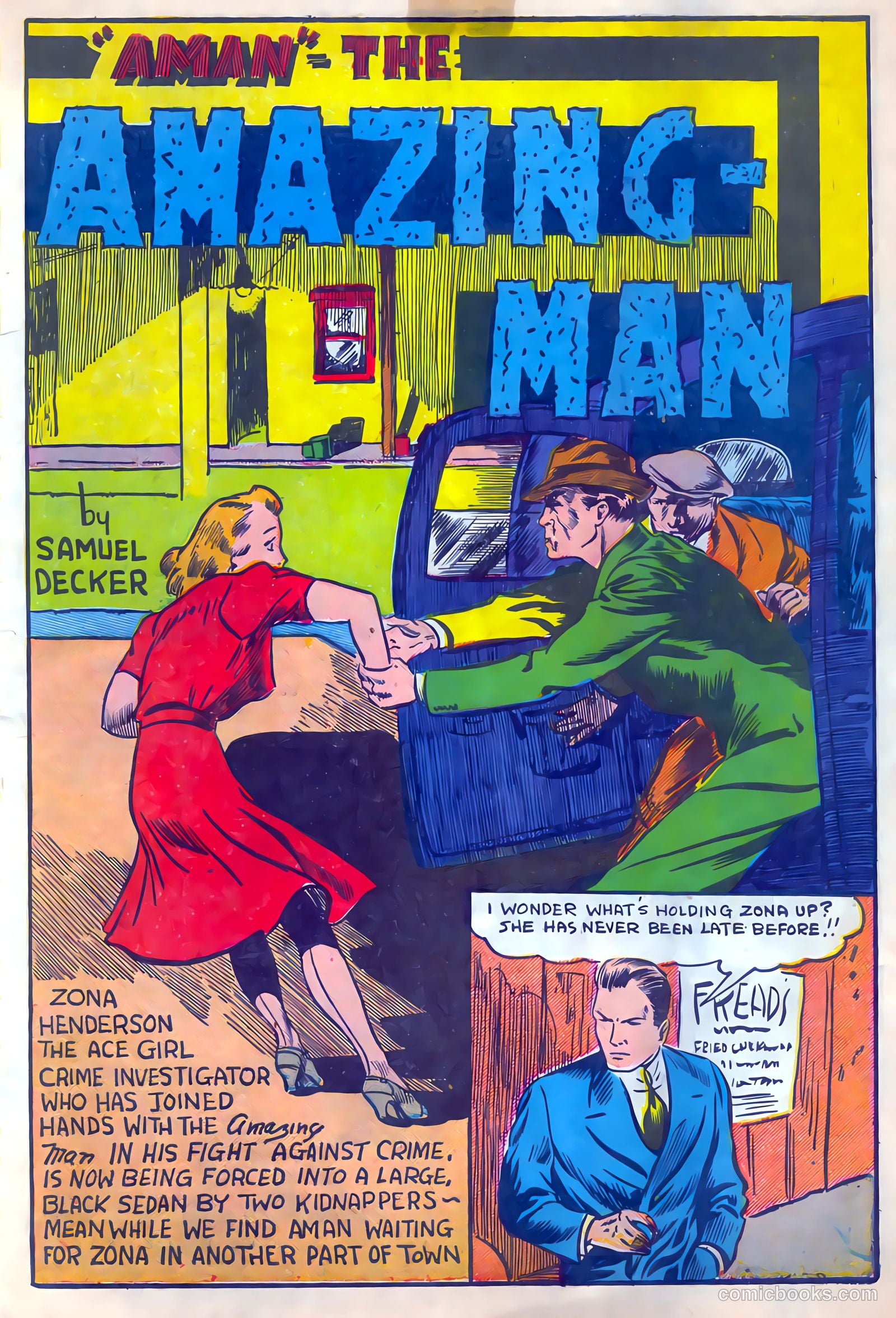 Amazing Man Comics #15 (1940) — page 2