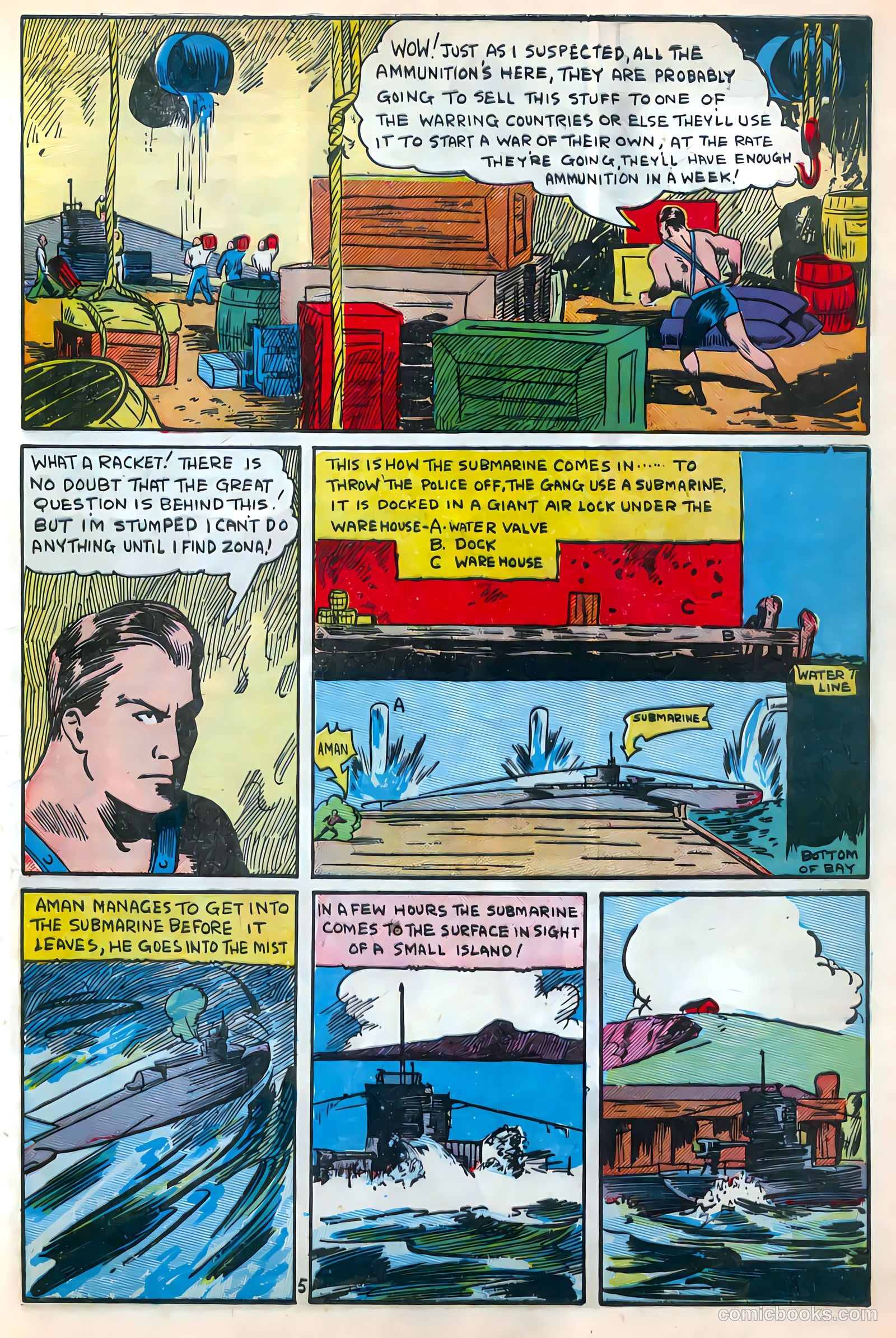 Amazing Man Comics #15 (1940) — page 6