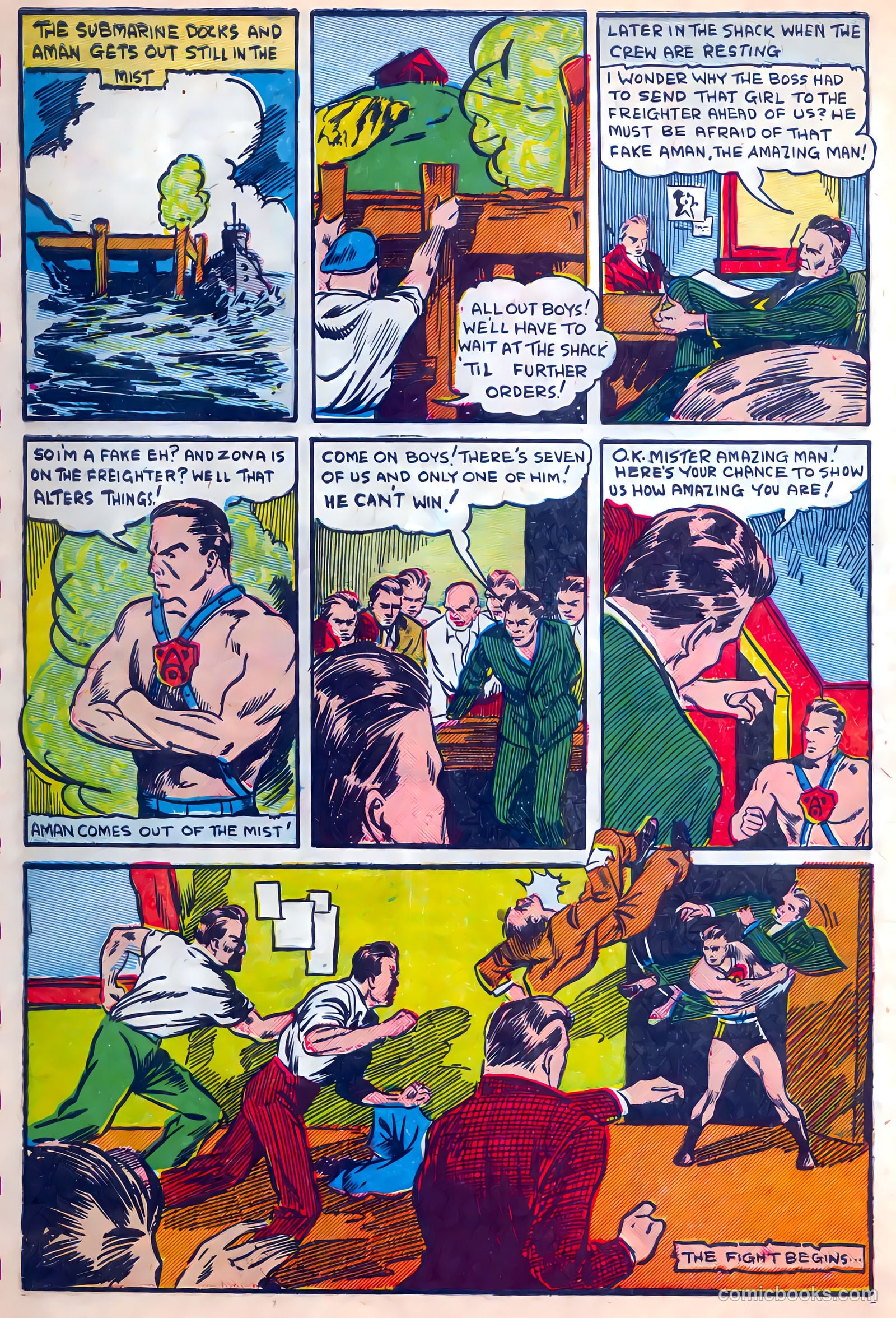 Amazing Man Comics #15 (1940) — page 7