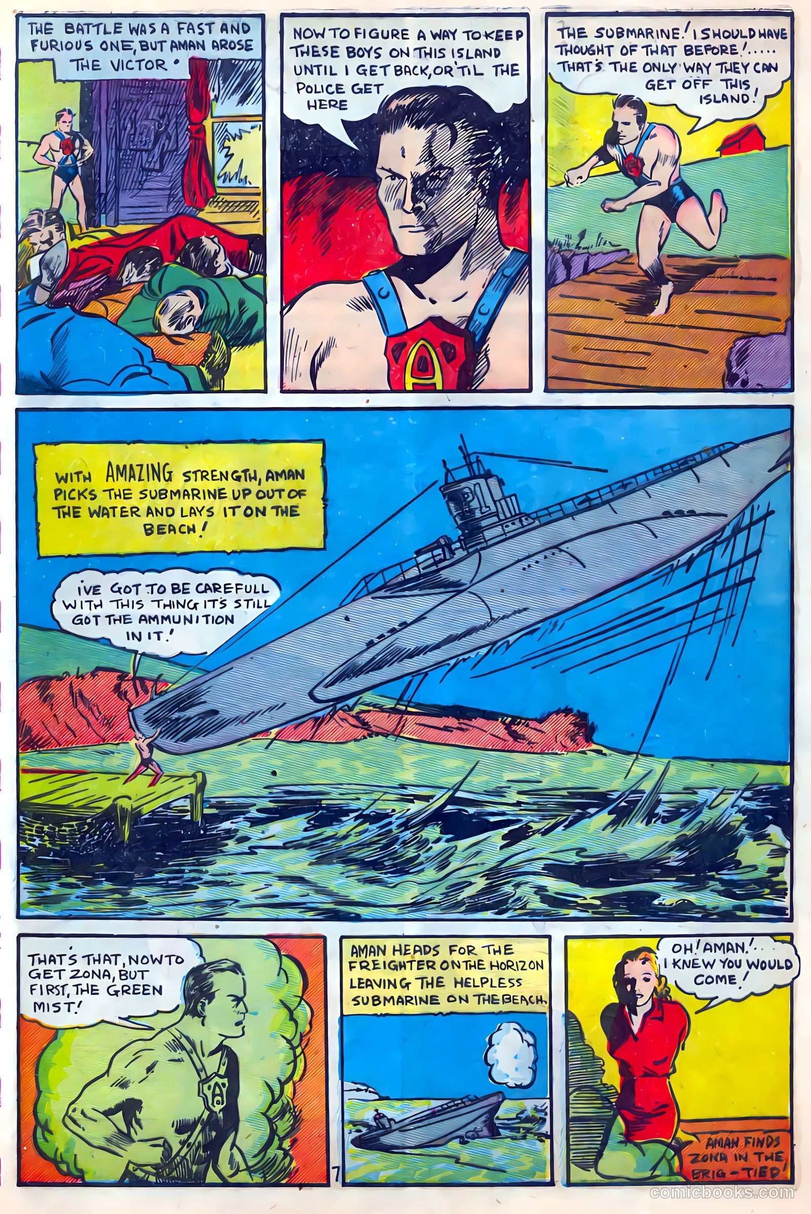 Amazing Man Comics #15 (1940) — page 8