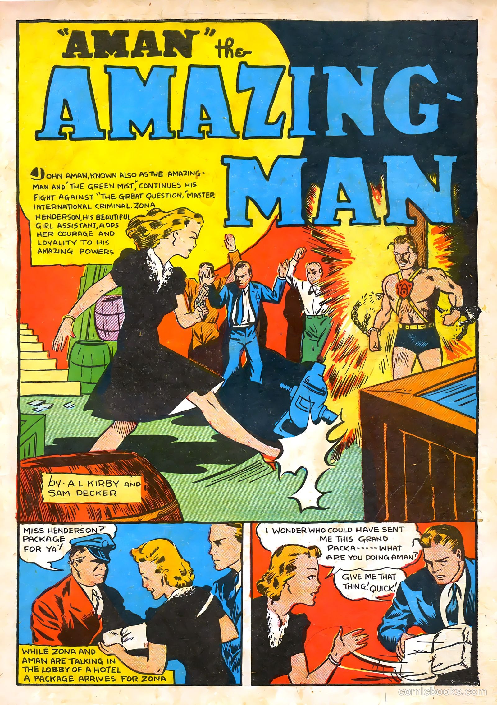 Amazing Man Comics #16 (1940) — page 3