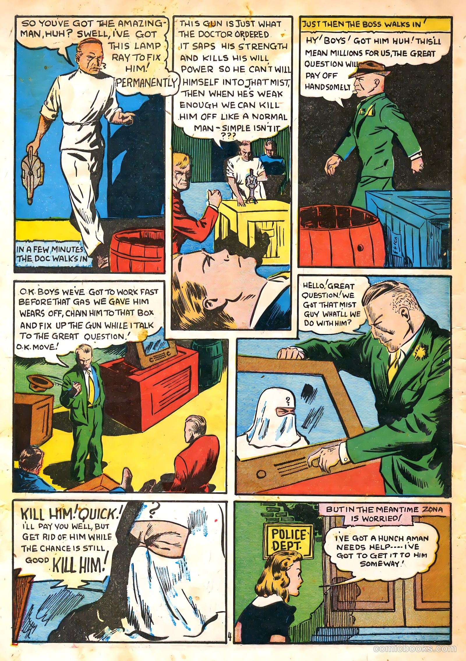 Amazing Man Comics #16 (1940) — page 6