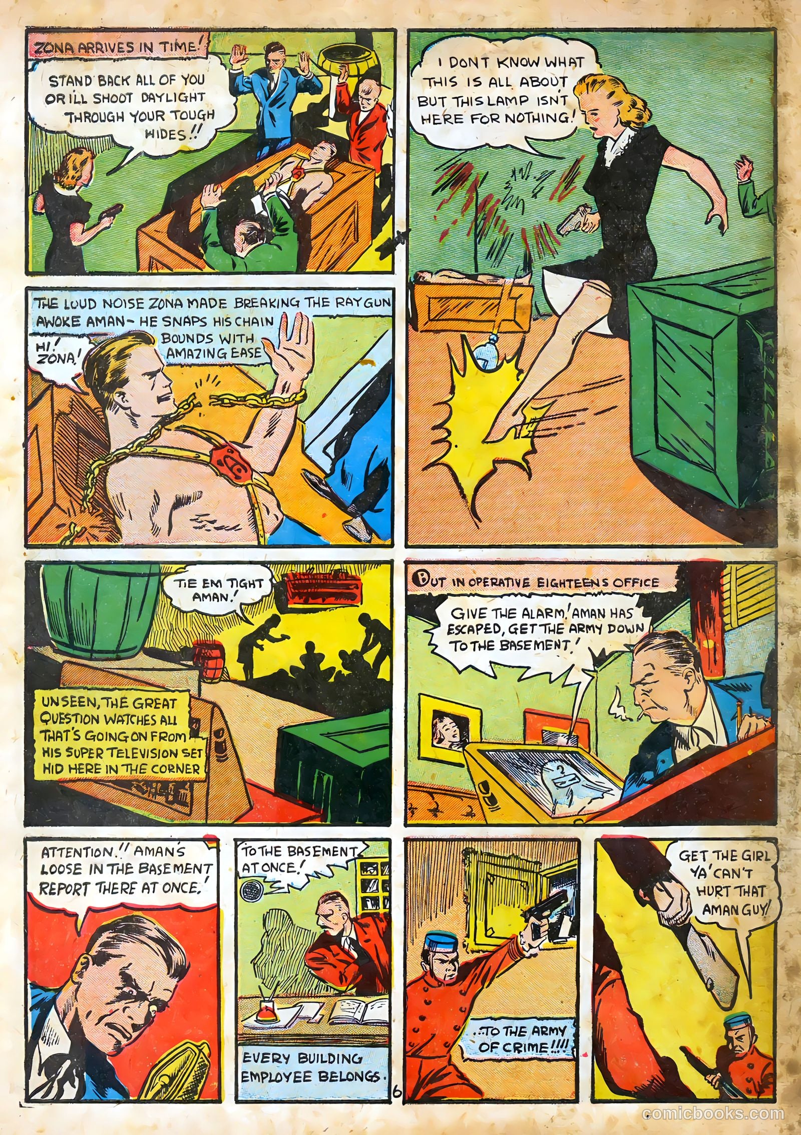 Amazing Man Comics #16 (1940) — page 8