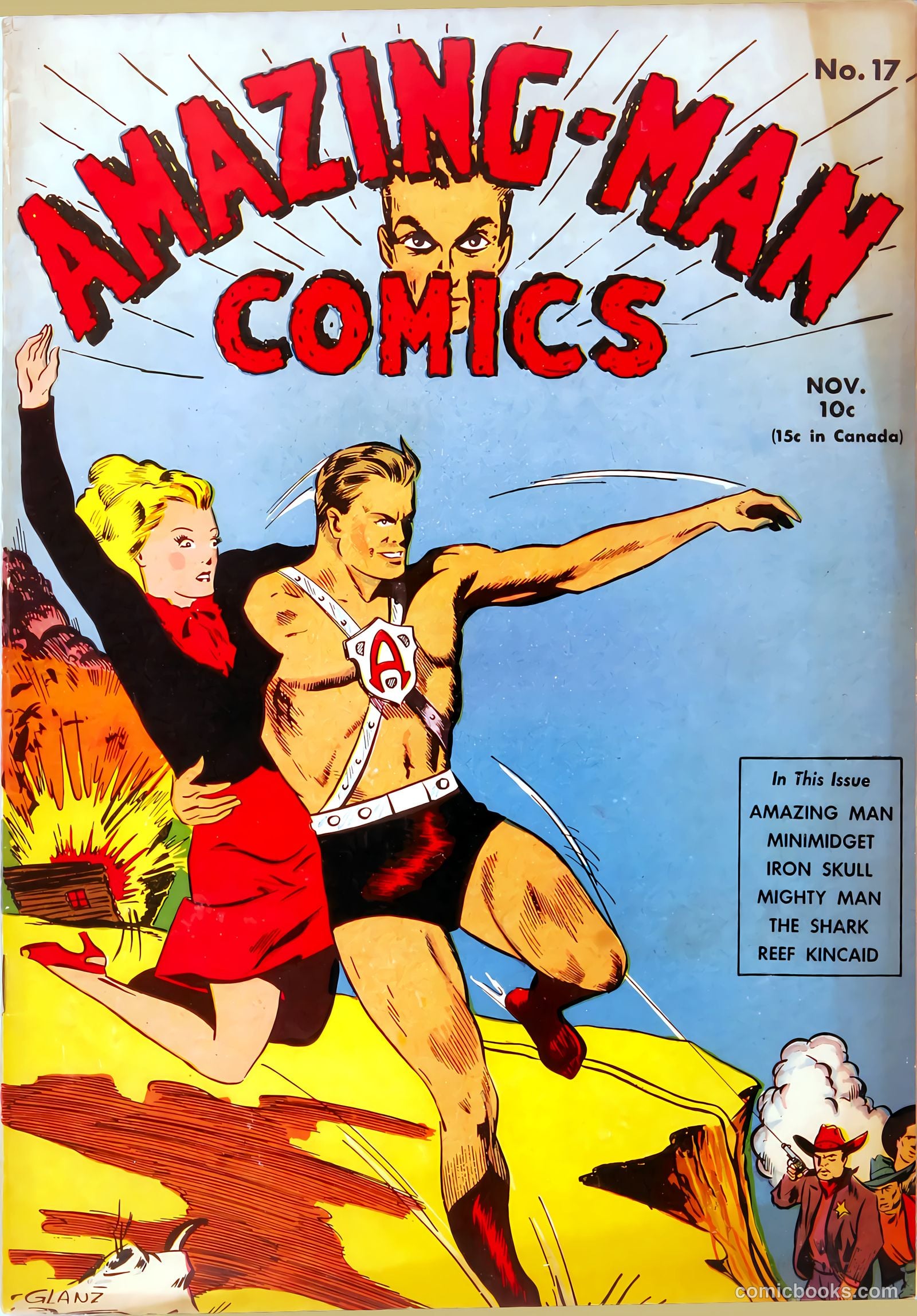 Amazing Man Comics #17 (1940) — page 1