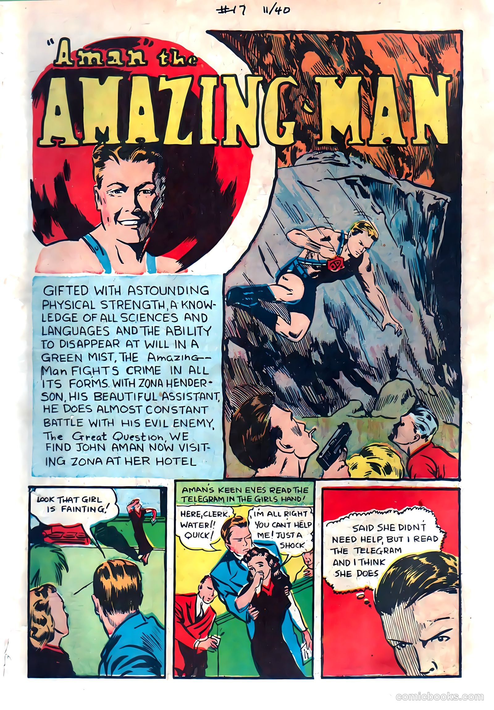 Amazing Man Comics #17 (1940) — page 3