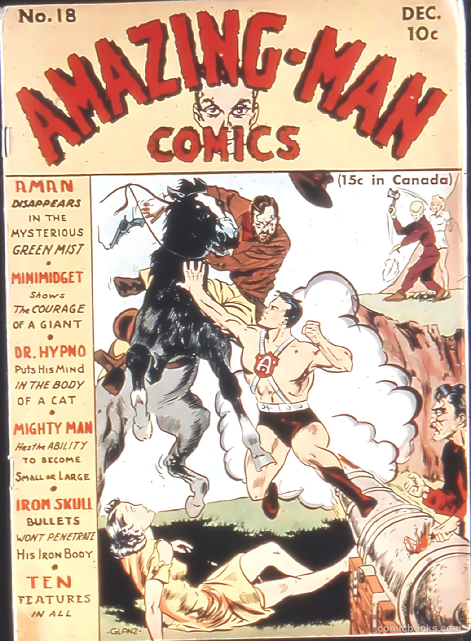 Amazing Man Comics #18 (1940) — page 1