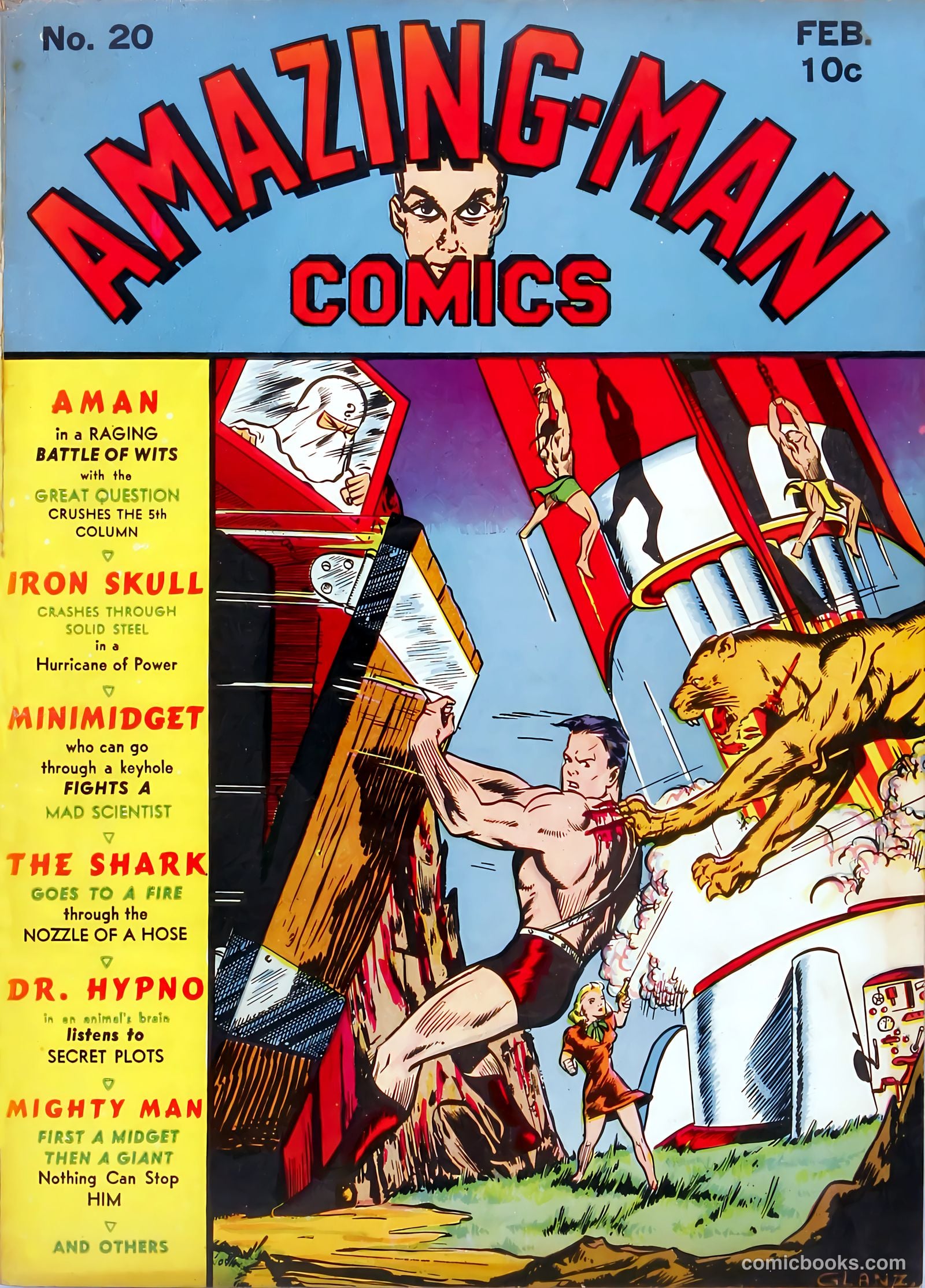 Amazing Man Comics #20 (1941) — page 1