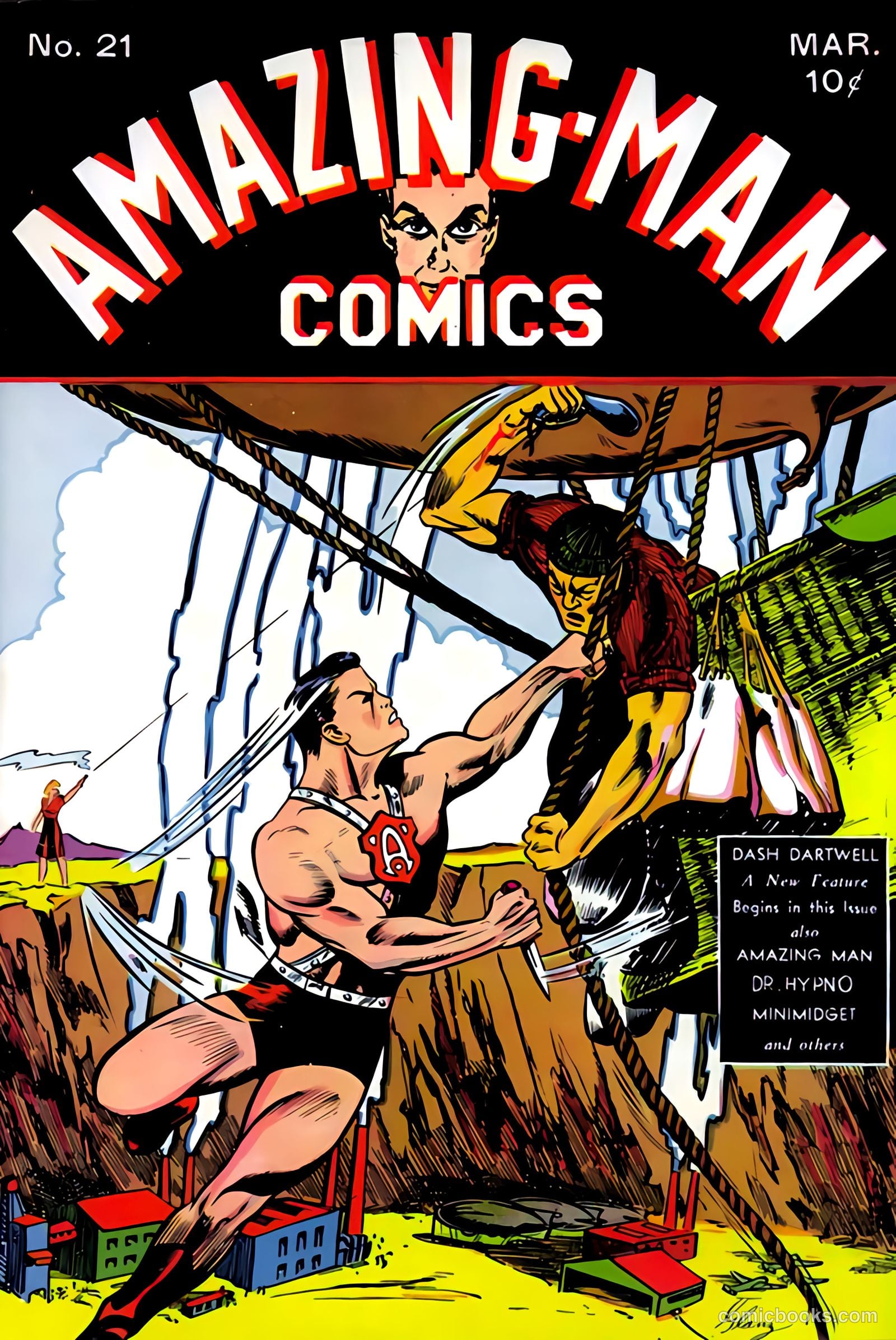 Amazing Man Comics #21 (1941) — page 1
