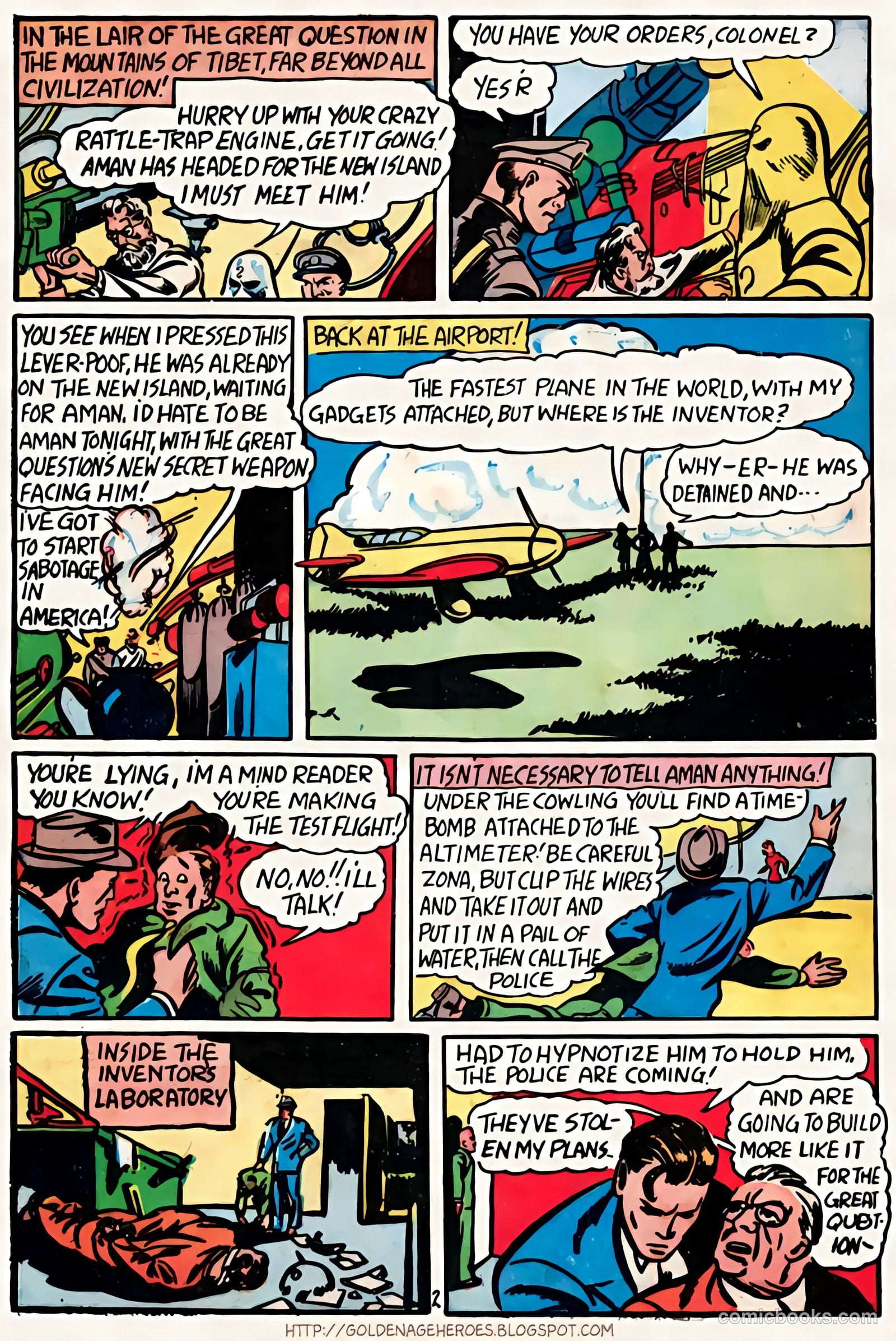 Amazing Man Comics #21 (1941) — page 2