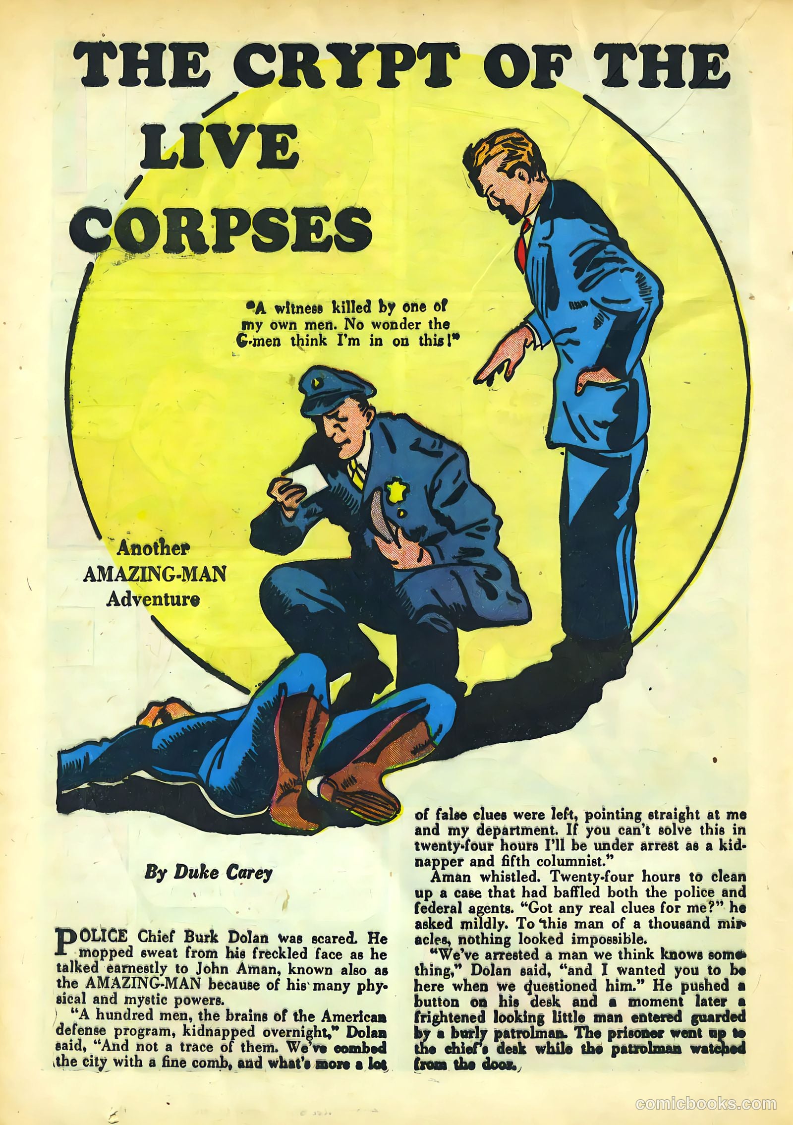Amazing Man Comics #22 (1941) — page 39