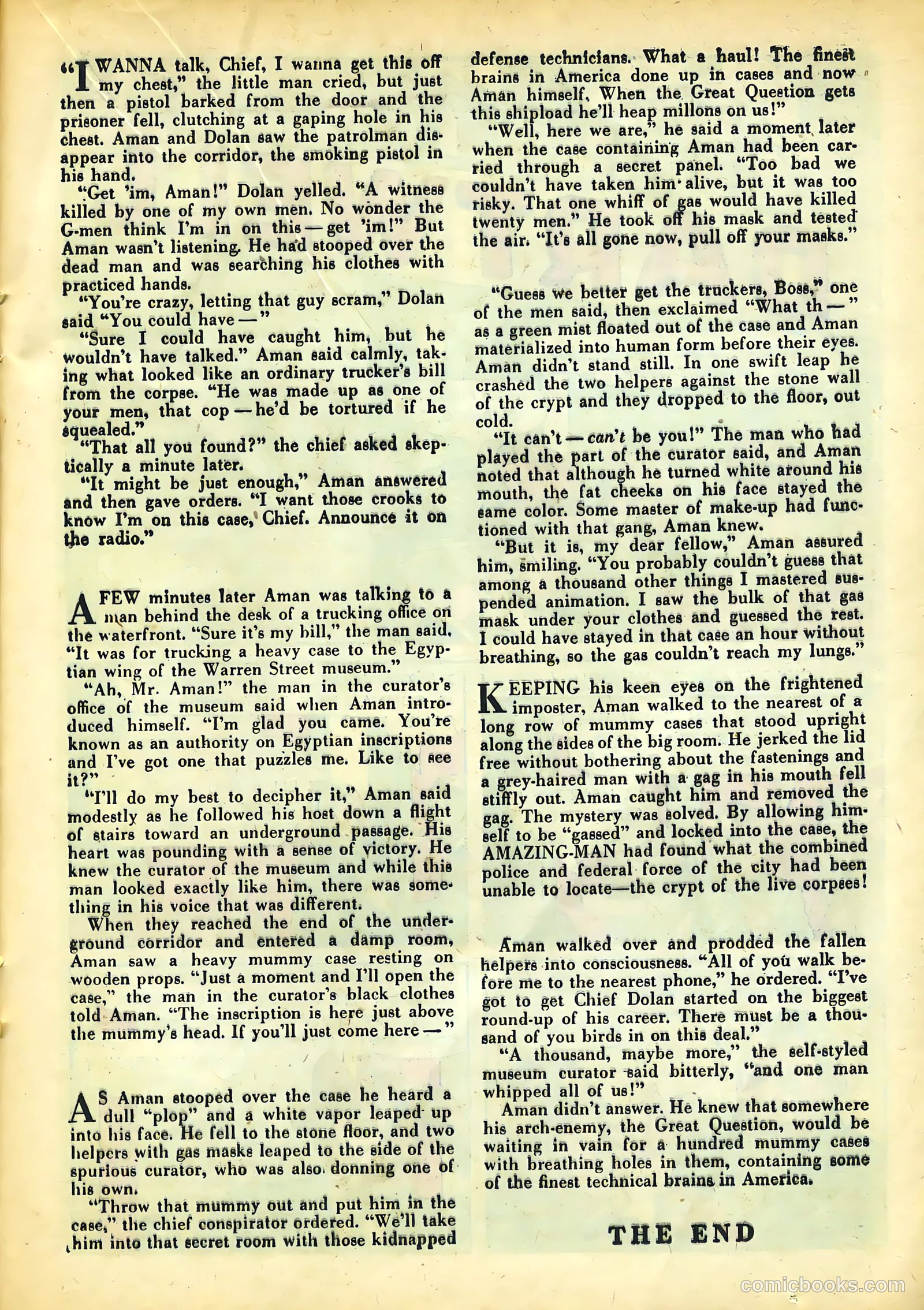 Amazing Man Comics #22 (1941) — page 40