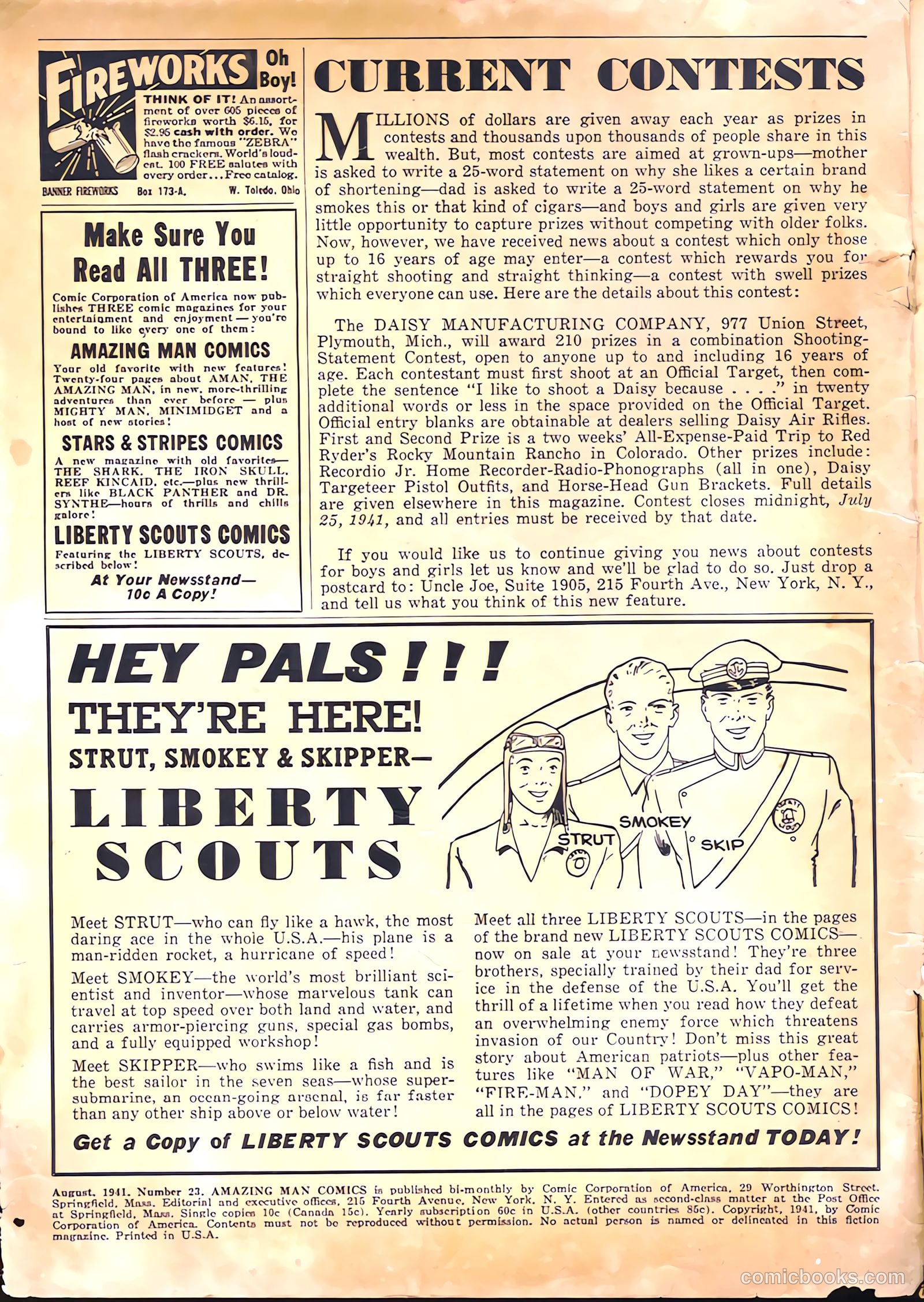 Amazing Man Comics #23 (1941) — page 2