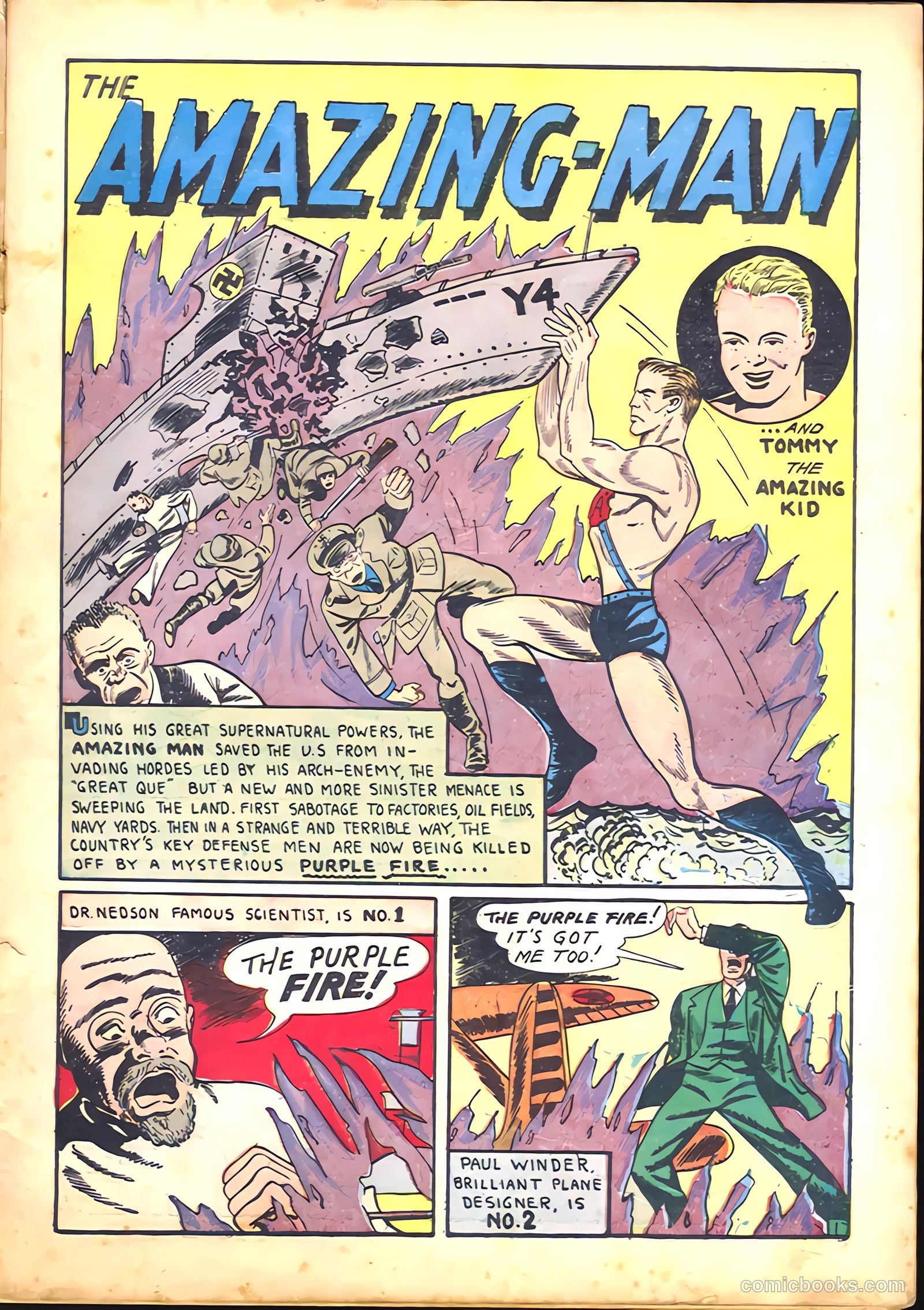 Amazing Man Comics #23 (1941) — page 3