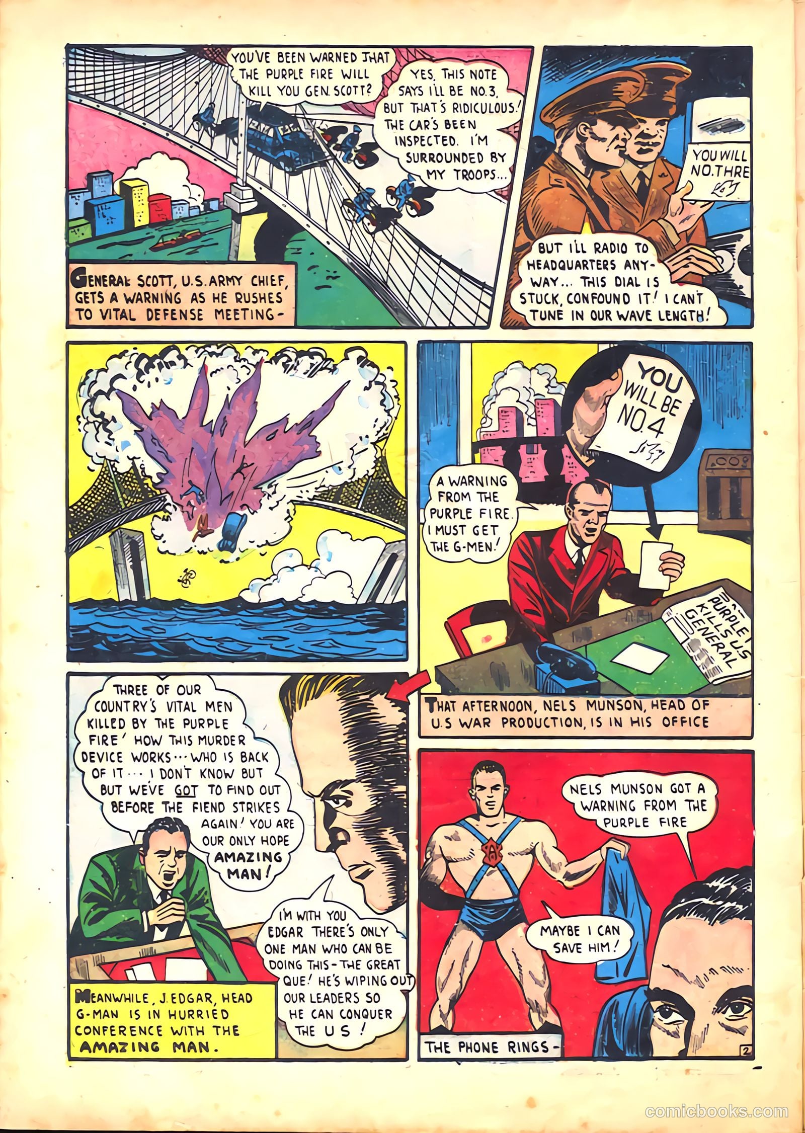 Amazing Man Comics #23 (1941) — page 4